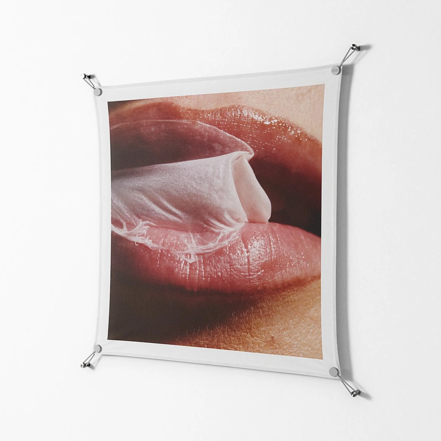 Blow - Work On Wall - Nadia Ryder - Silver - 90 x 90 cm - Image 2