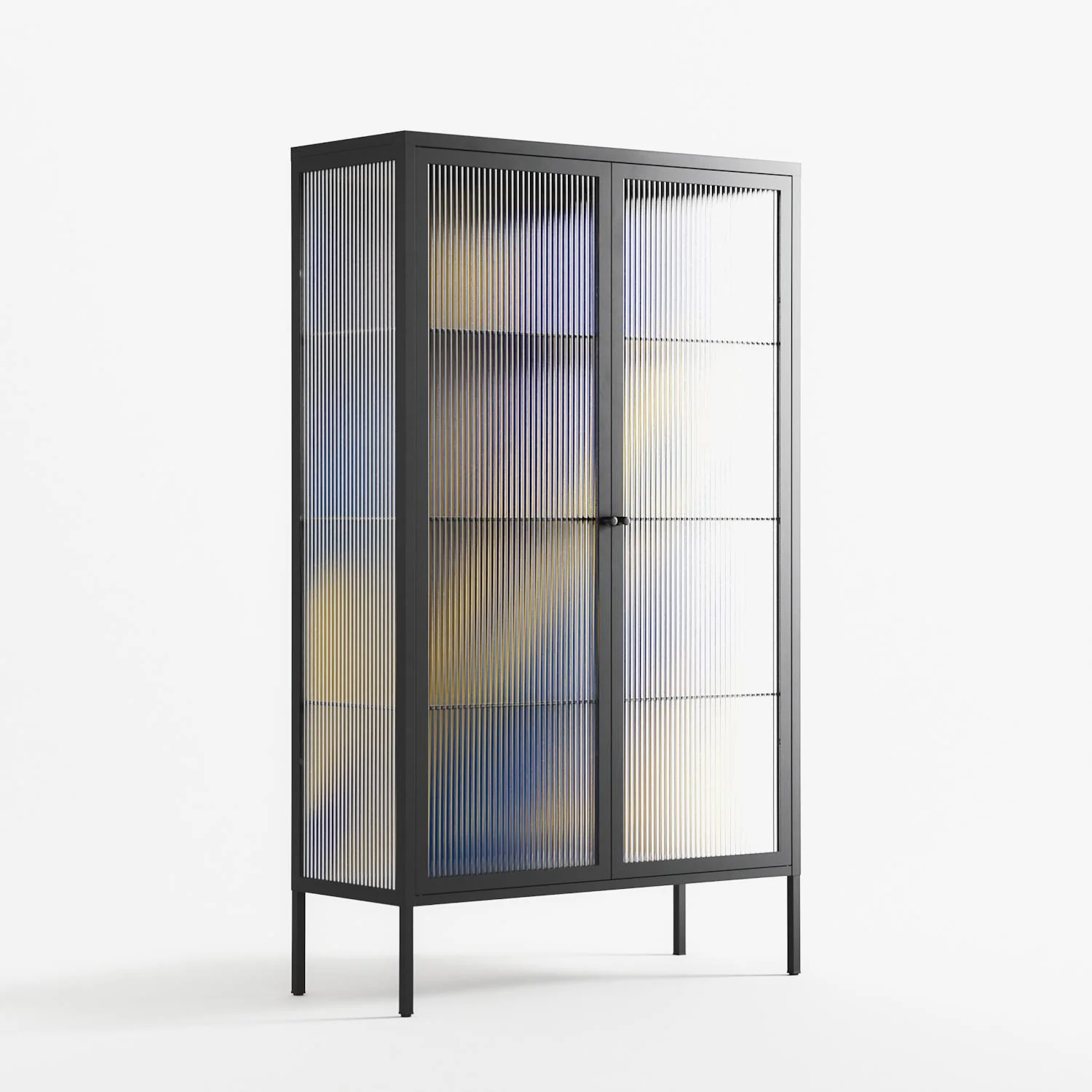 Blue Gale - Cabinet - Oluwasheyi Adebayo - Antracite - Reeded glass - Image 4