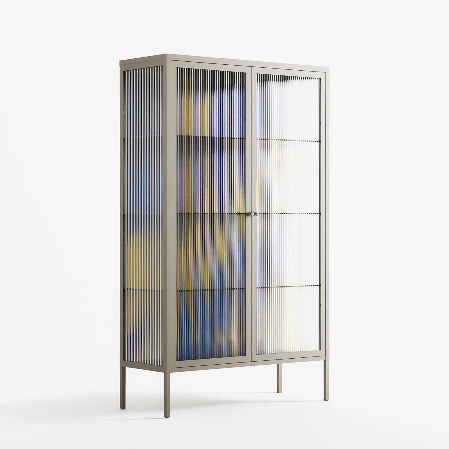 Blue Gale - Cabinet - Oluwasheyi Adebayo - Pebble - Reeded glass - Image 4