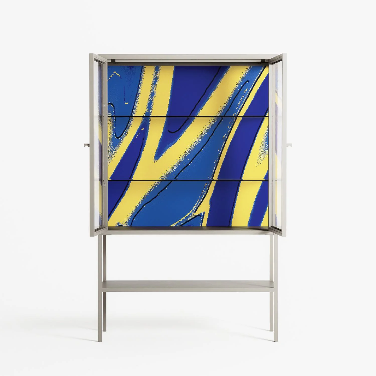 Blue Gale - Loft Cabinet - Oluwasheyi Adebayo - Pebble - Clear glass - Image 3