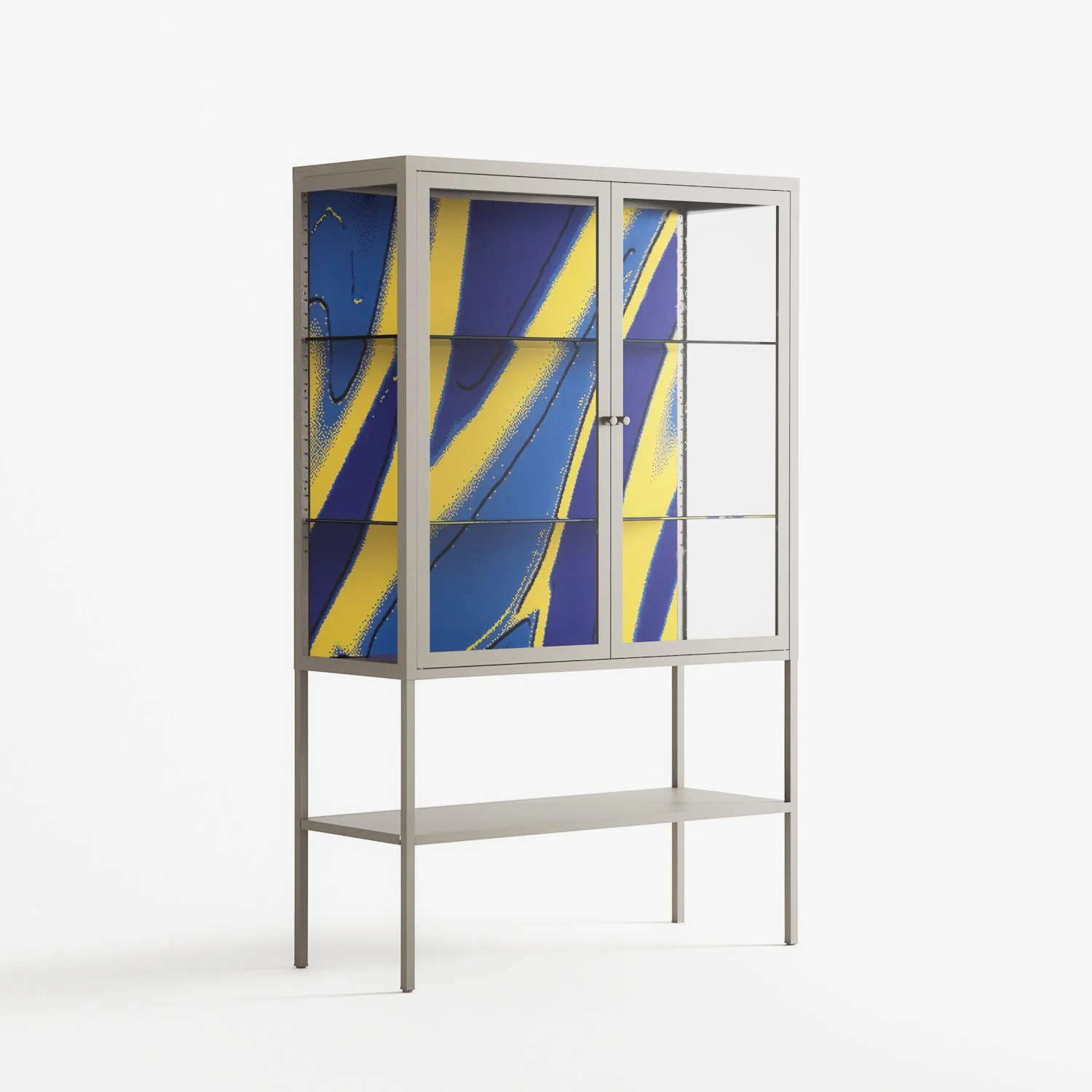Blue Gale - Loft Cabinet - Oluwasheyi Adebayo - Pebble - Clear glass - Image 4