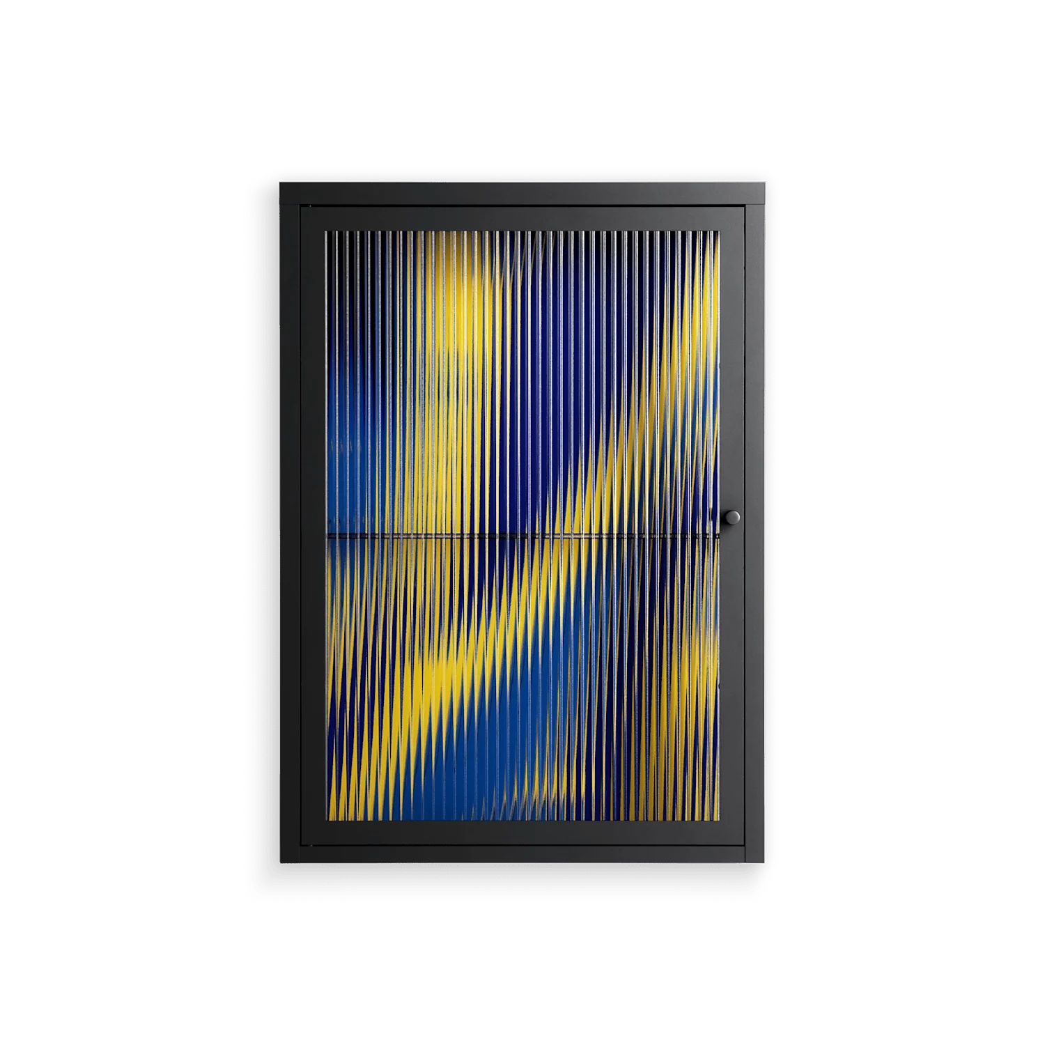 Blue Gale - Wall Cabinet - Oluwasheyi Adebayo - Antracite - Reeded glass