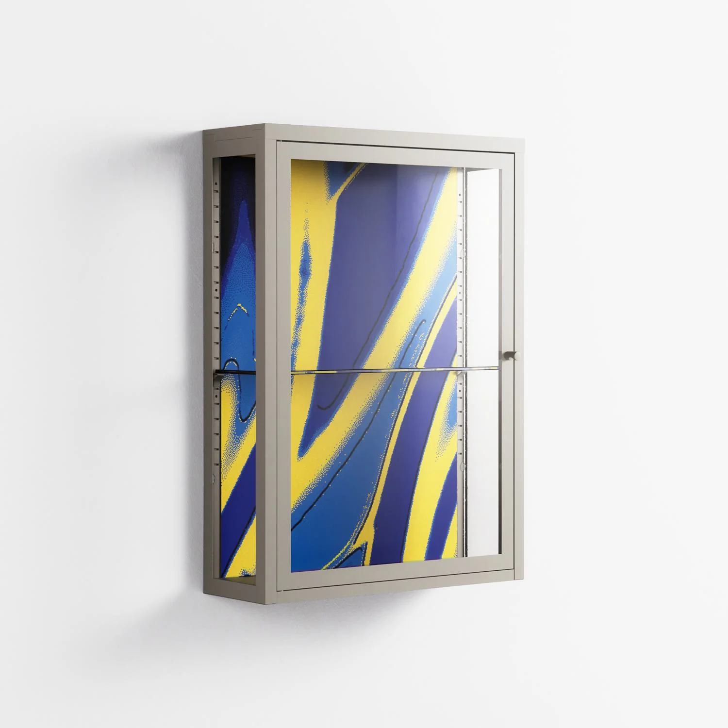 Blue Gale - Wall Cabinet - Oluwasheyi Adebayo - Pebble - Clear glass - Image 4