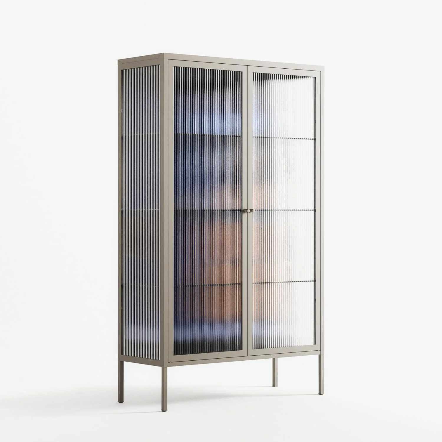 Blue Velvet - Cabinet - Sophie Goudman-Peachey - Pebble - Reeded glass - Image 4
