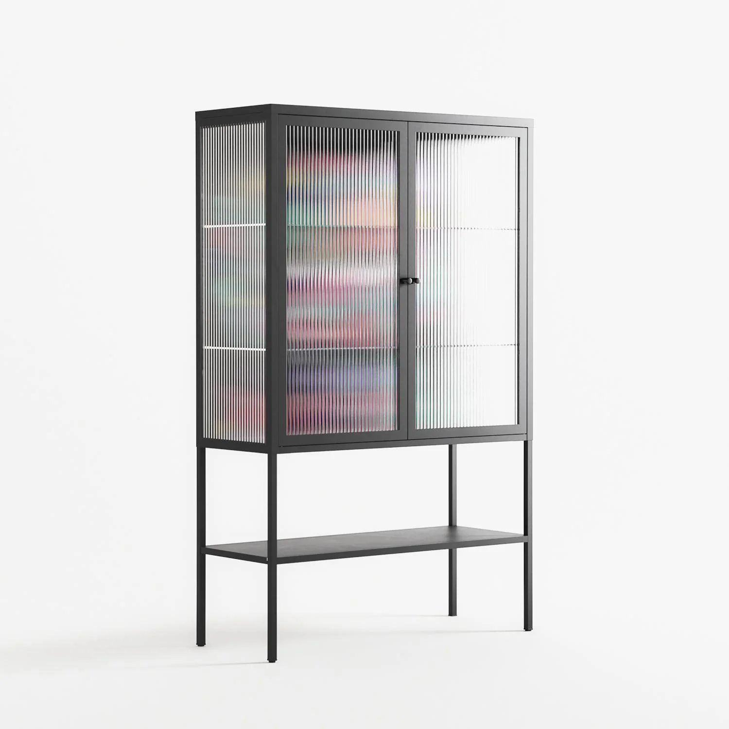 Bobsan - Loft Cabinet - Maddalena Fanfani - Antracite - Reeded glass - Image 4