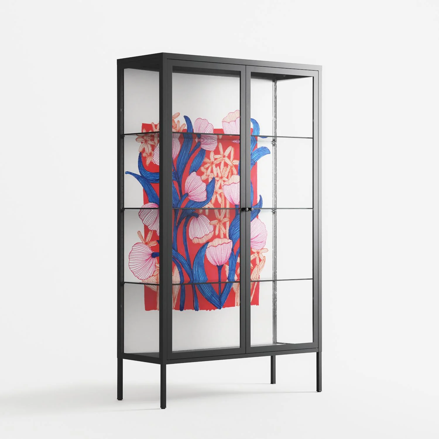 Buttercup - Cabinet - Katie O’Shea - Antracite - Clear glass - Image 4