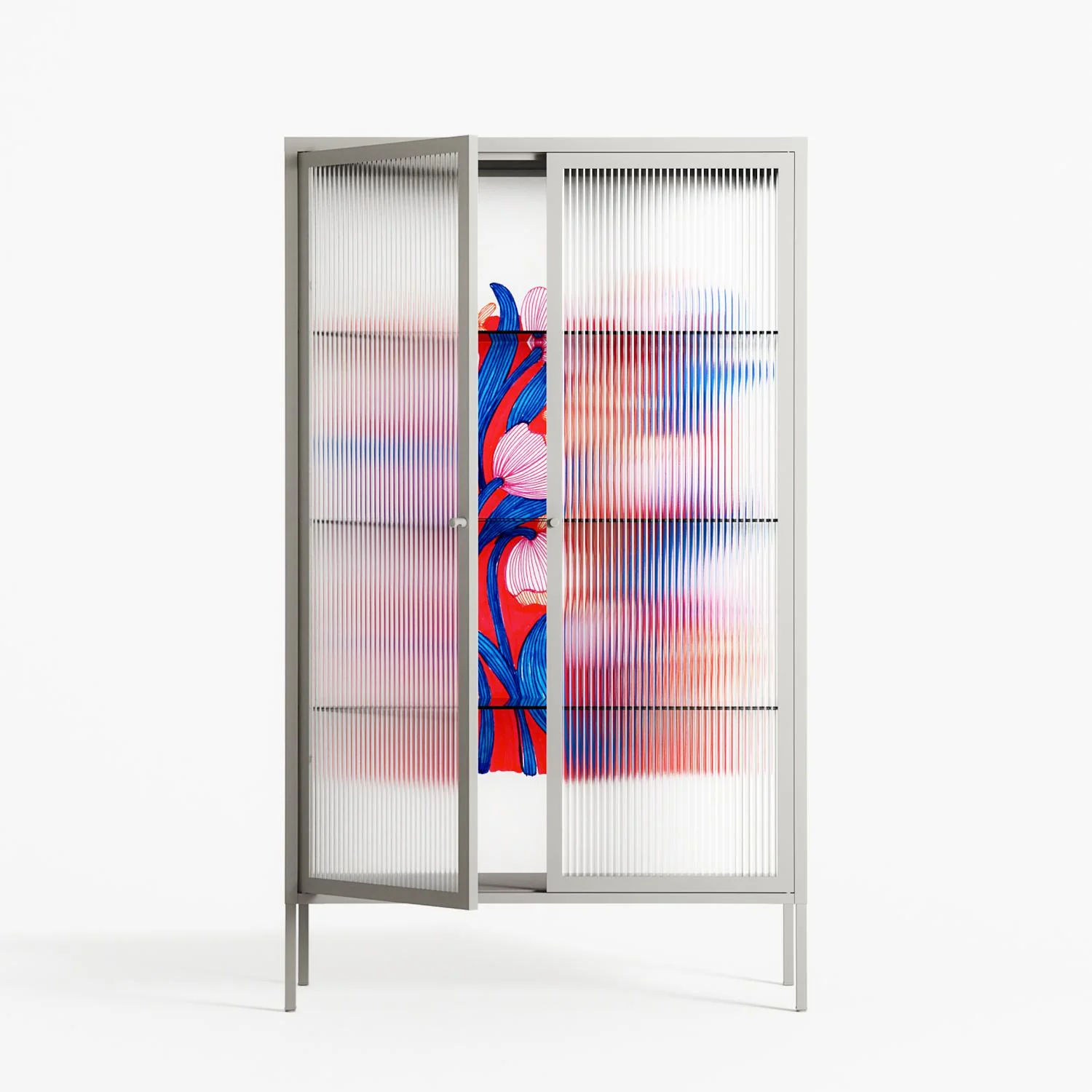 Buttercup - Cabinet - Katie O’Shea - Chalk - Reeded glass - Image 2