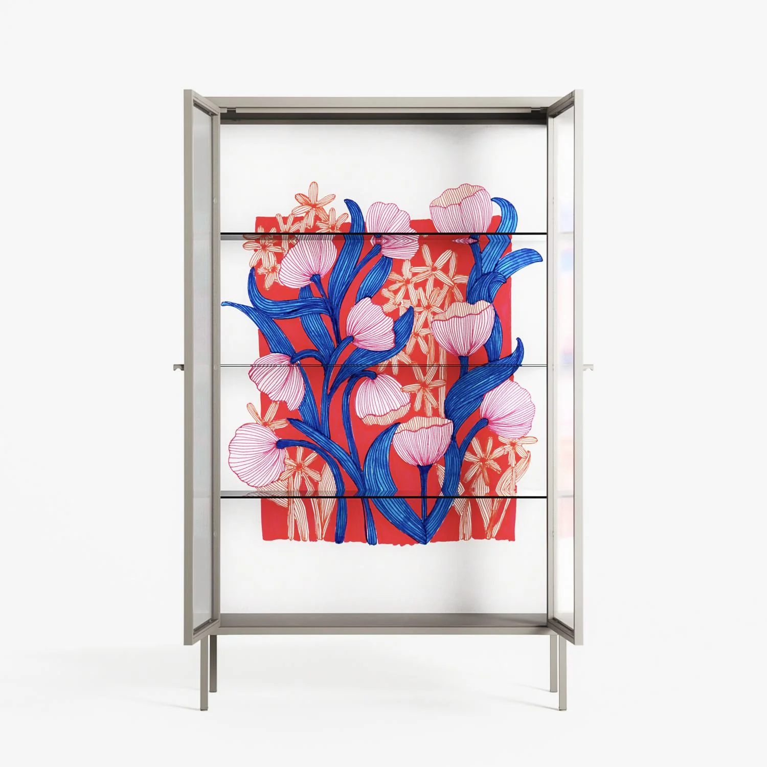 Buttercup - Cabinet - Katie O’Shea - Pebble - Reeded glass - Image 3