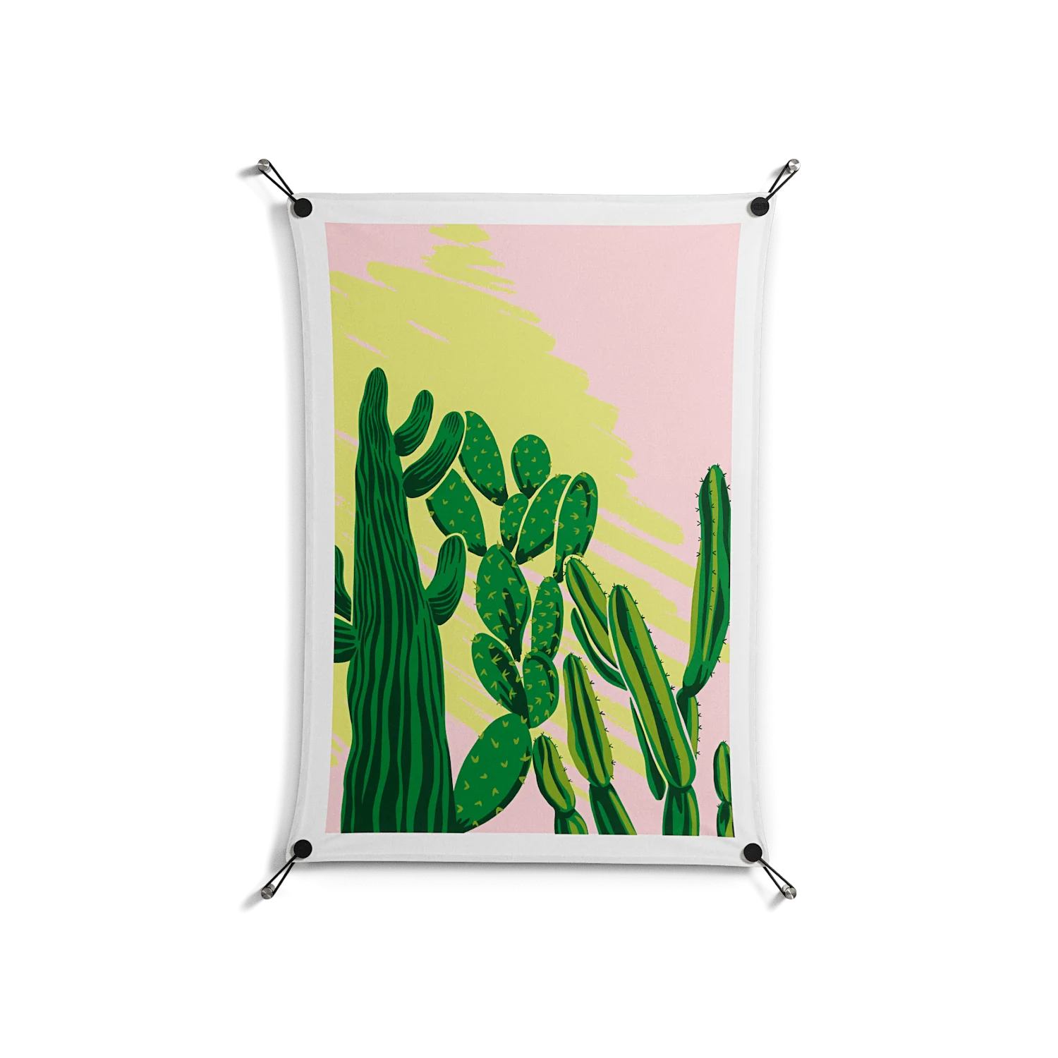 Cactus Sky - Work On Wall - Amy Suther - Black - 70 x 100 cm