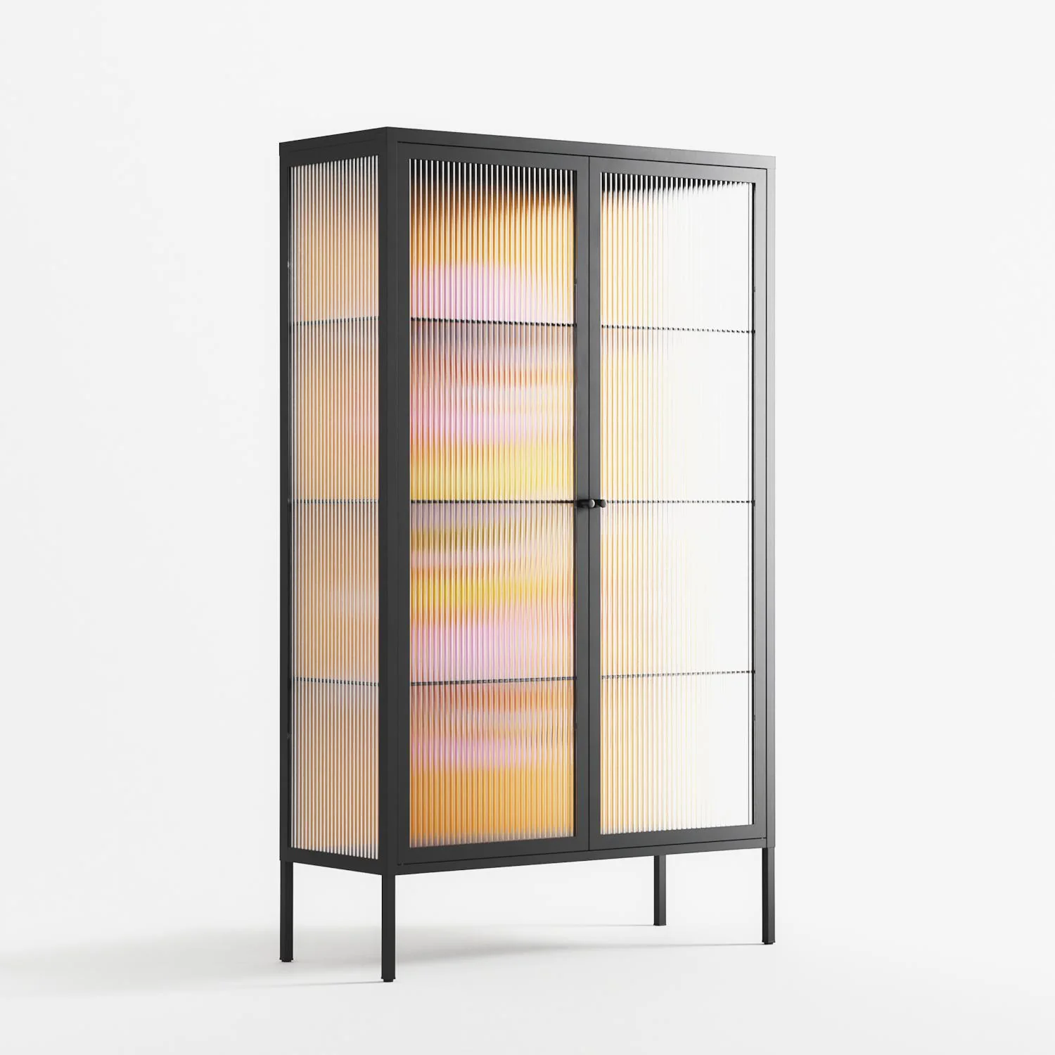 Cake - Cabinet - Heather Zhou - Antracite - Reeded glass - Image 4