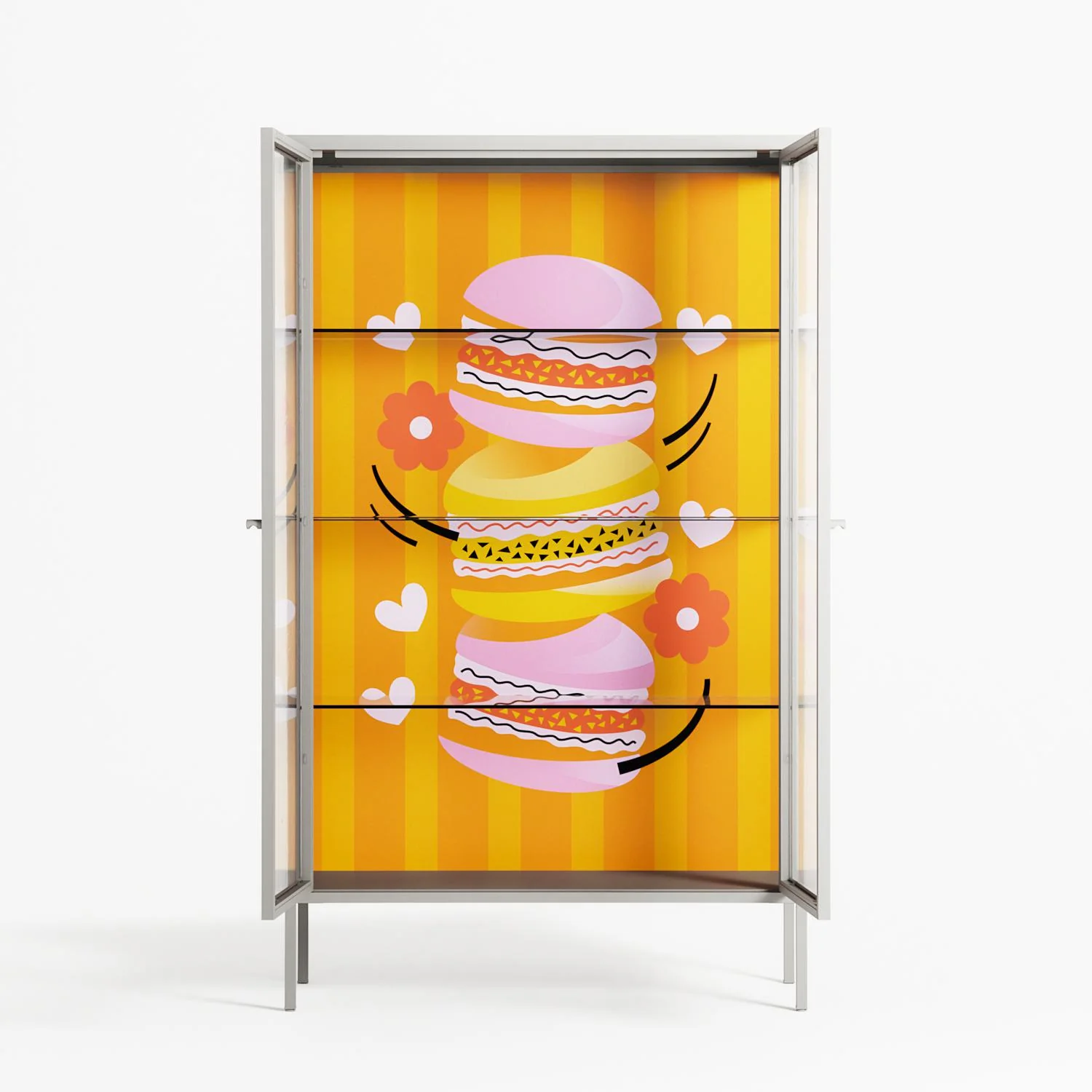 Cake - Cabinet - Heather Zhou - Chalk - Clear glass - Image 3