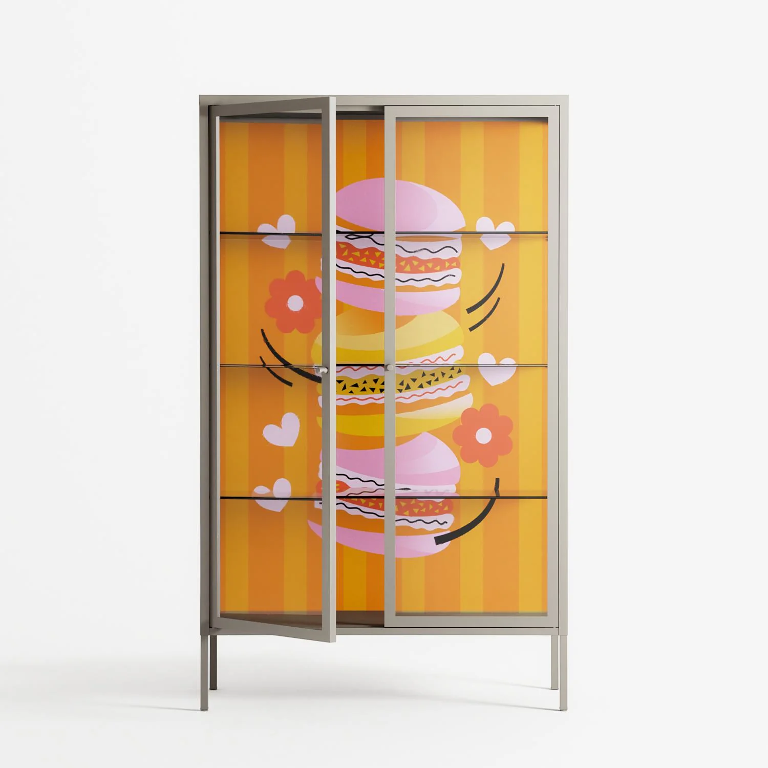 Cake - Cabinet - Heather Zhou - Pebble - Clear glass - Image 2