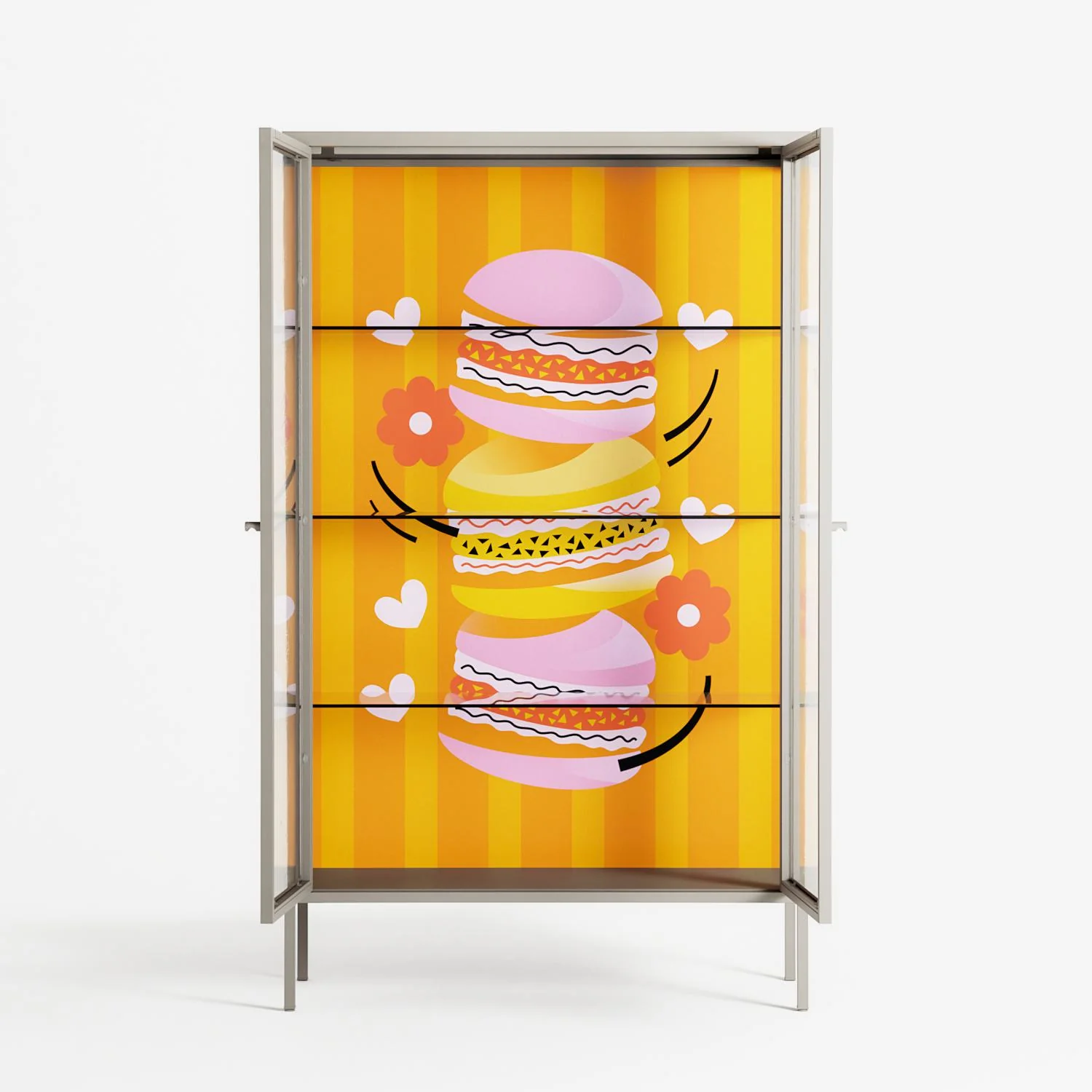 Cake - Cabinet - Heather Zhou - Pebble - Clear glass - Image 3