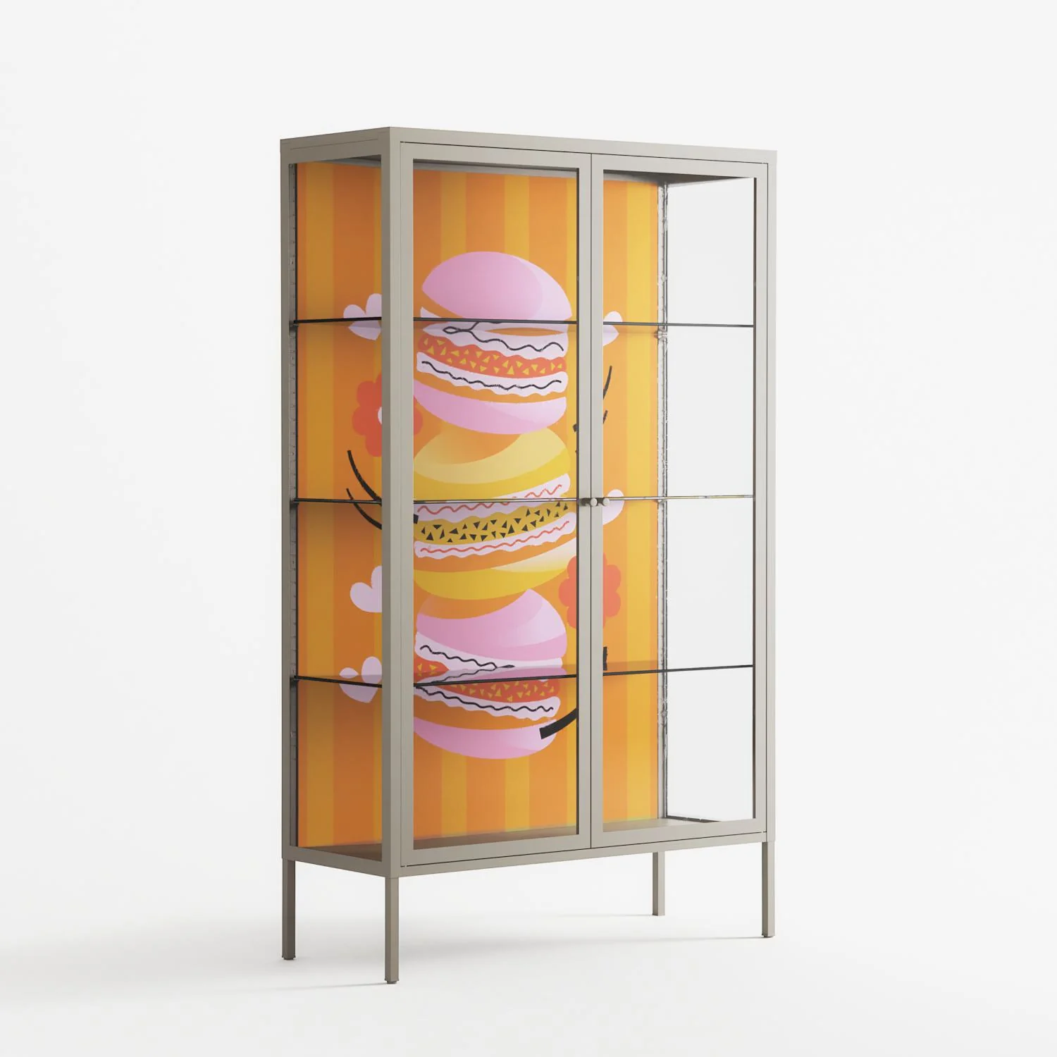 Cake - Cabinet - Heather Zhou - Pebble - Clear glass - Image 4