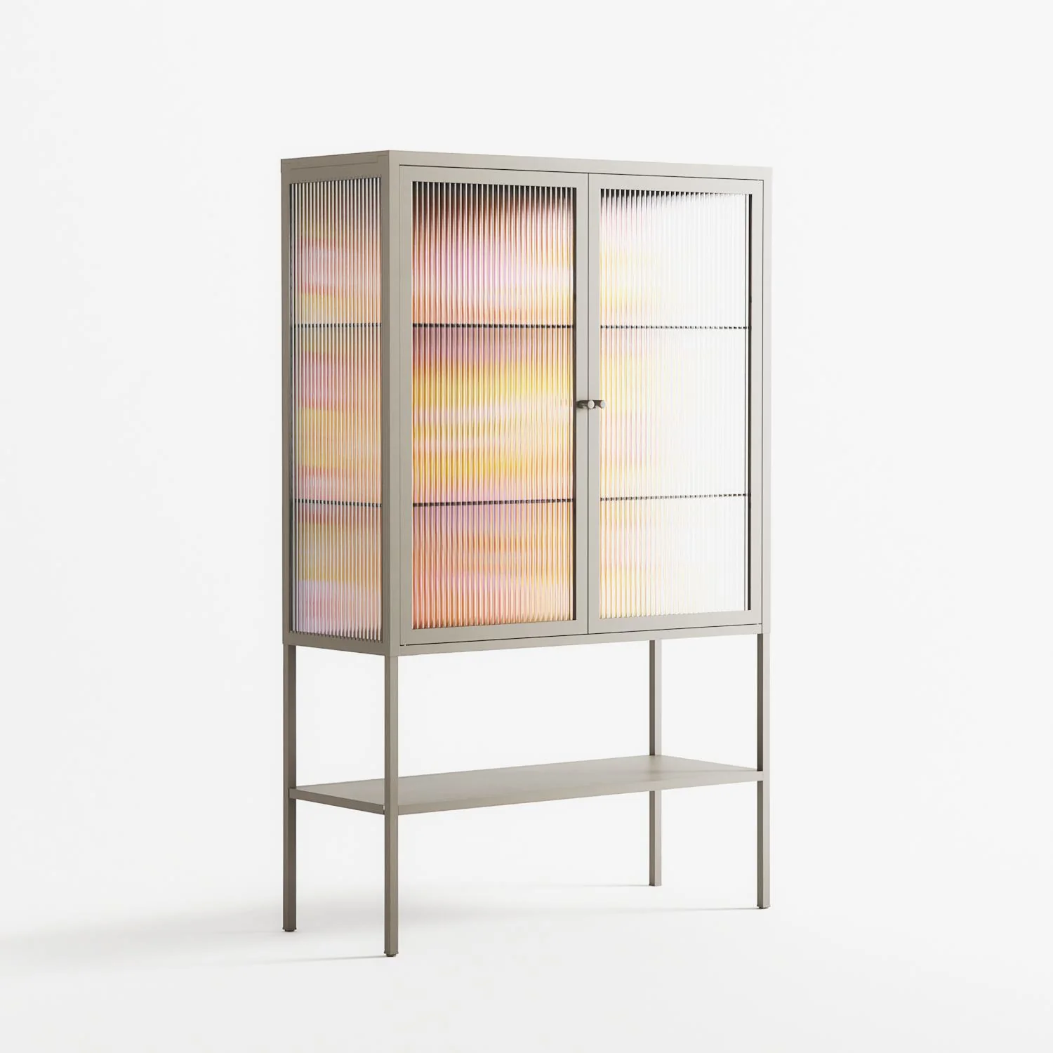Cake - Loft Cabinet - Heather Zhou - Pebble - Reeded glass - Image 4