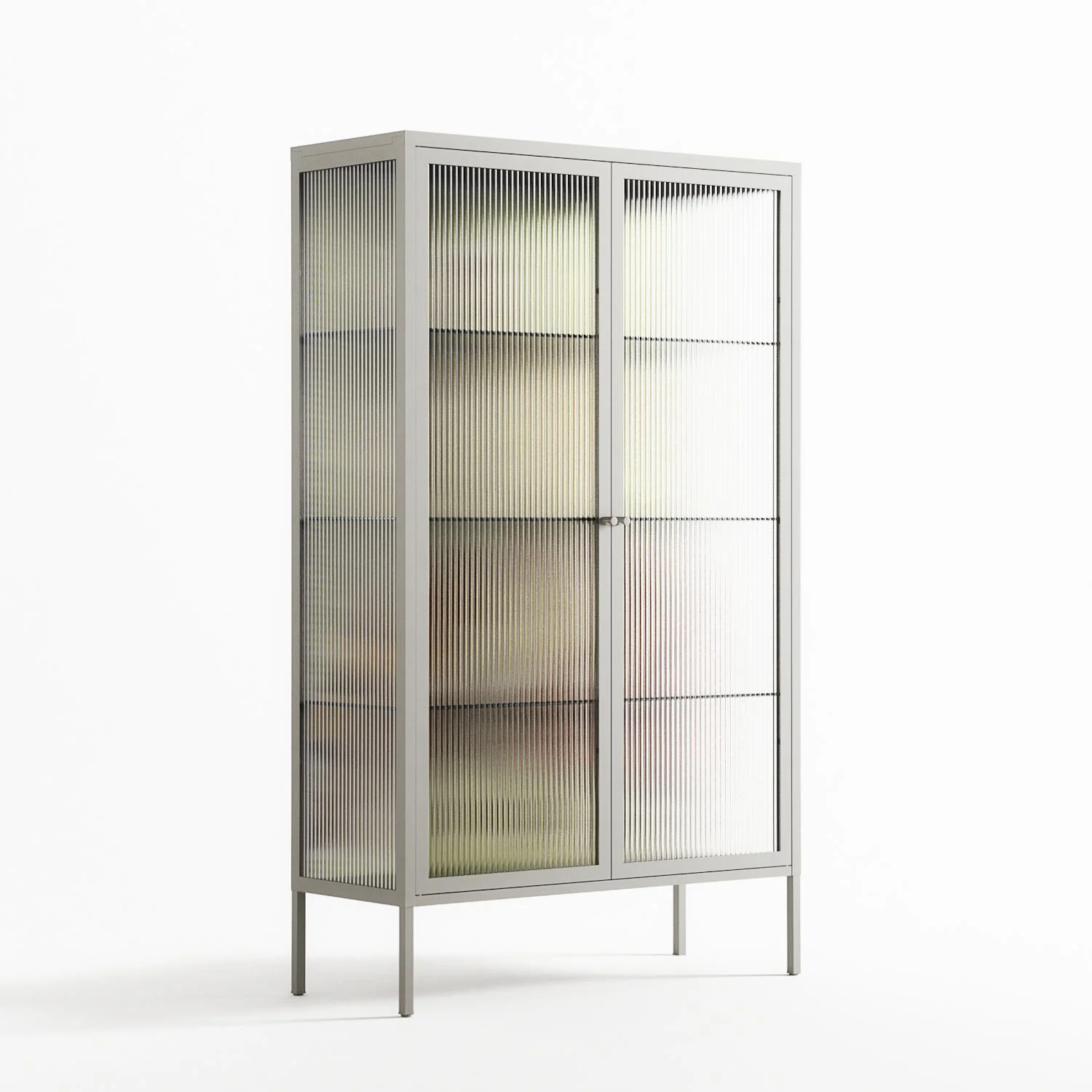 Can You Face It - Cabinet - Sophie Goudman-Peachey - Chalk - Reeded glass - Image 4