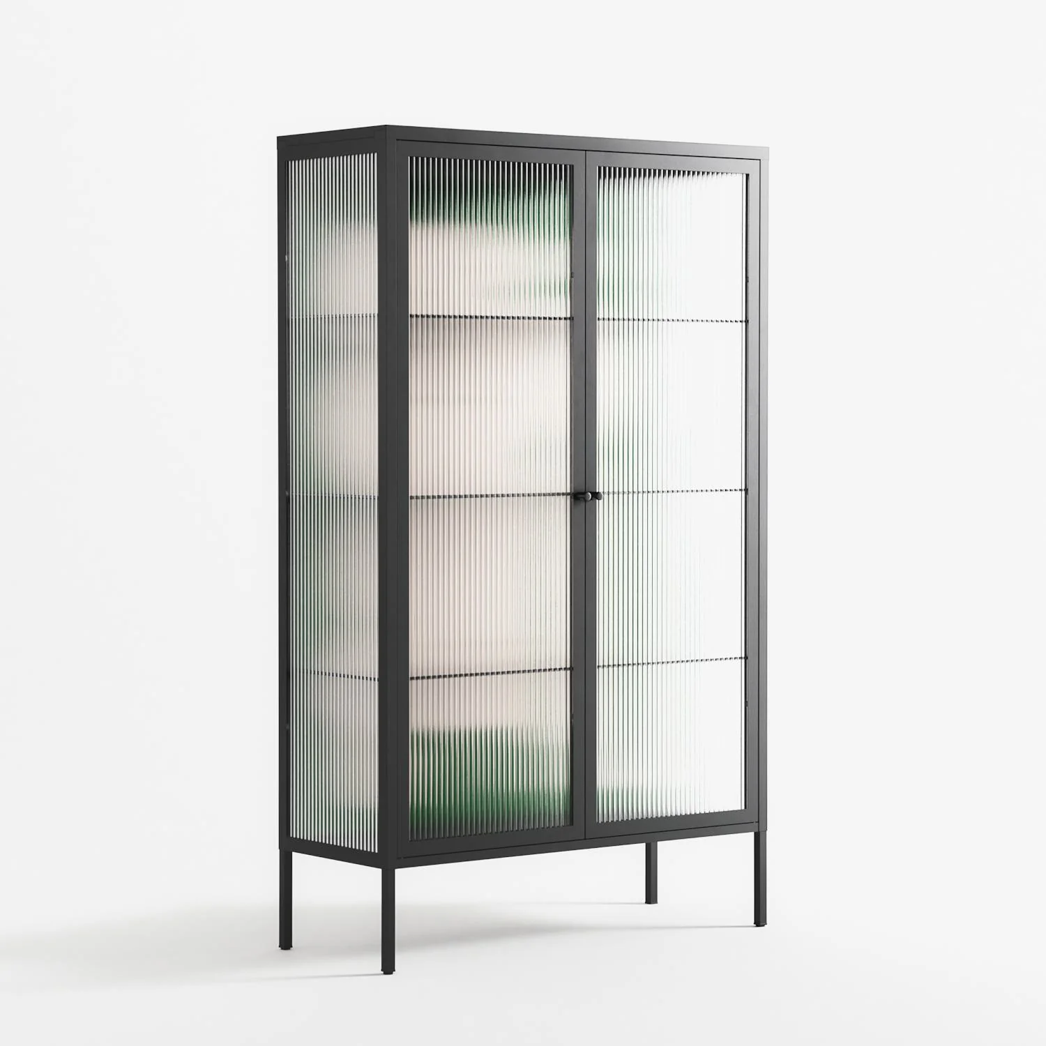 Carry - Cabinet - Andrea Devia-Nuño - Antracite - Reeded glass - Image 4