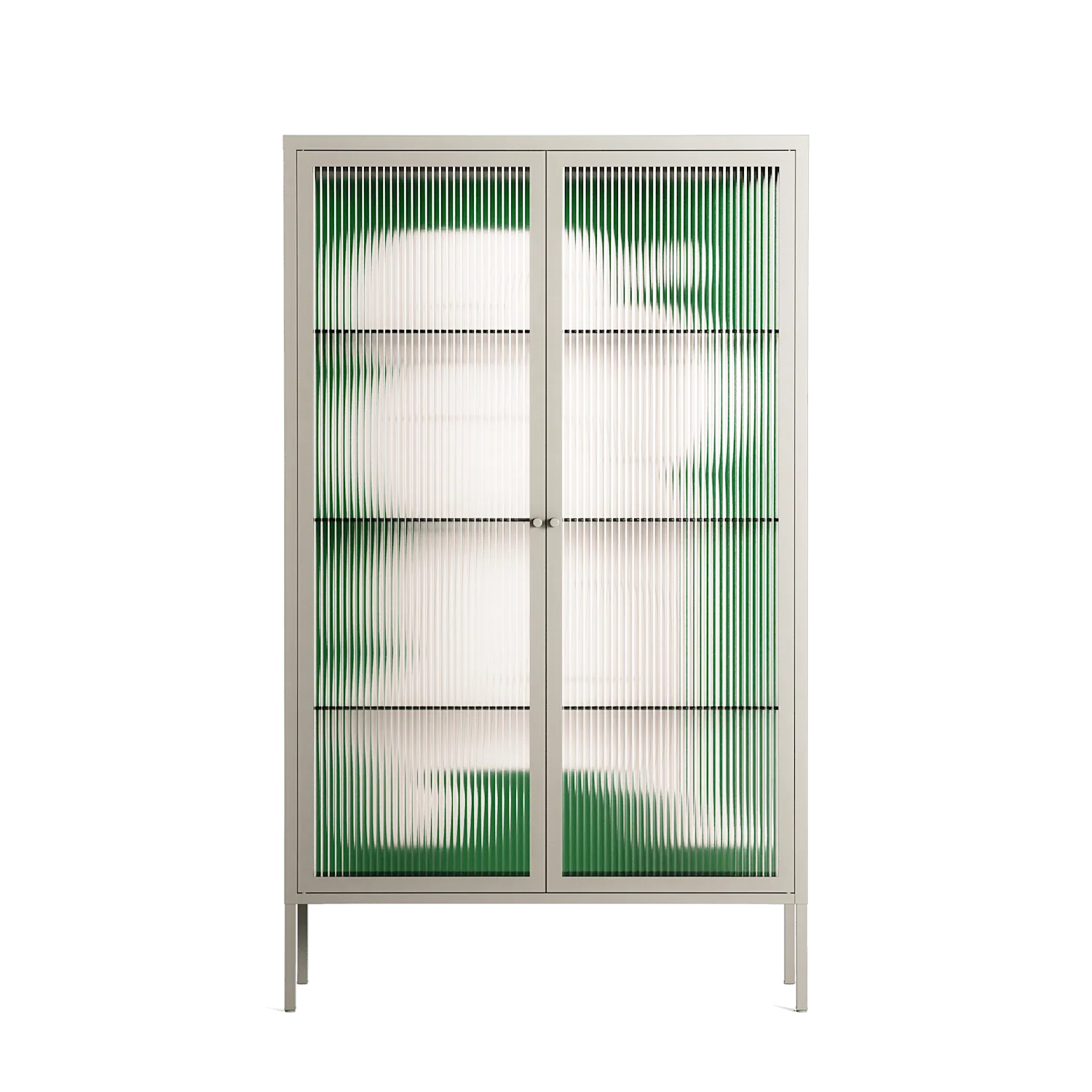 Carry - Cabinet - Andrea Devia-Nuño - Pebble - Reeded glass