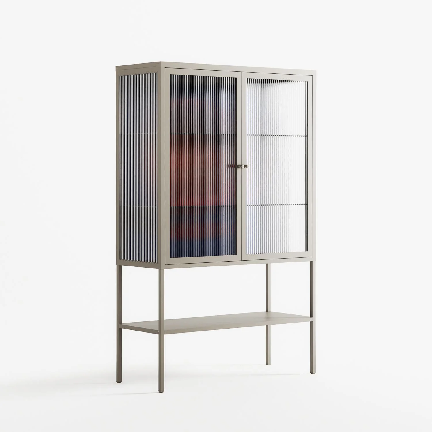 Cat in Chair C - Loft Cabinet - Kristin Eriksson - Pebble - Reeded glass - Image 4