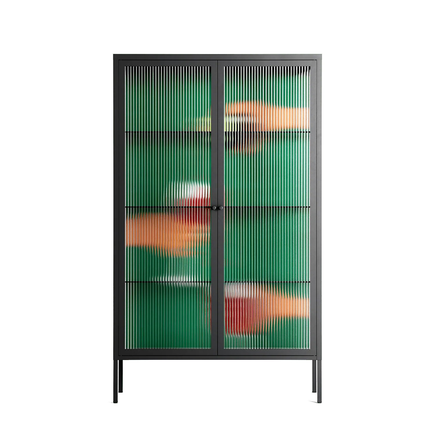 Cheers Girls - Cabinet - Raissa Oltmanns - Antracite - Reeded glass