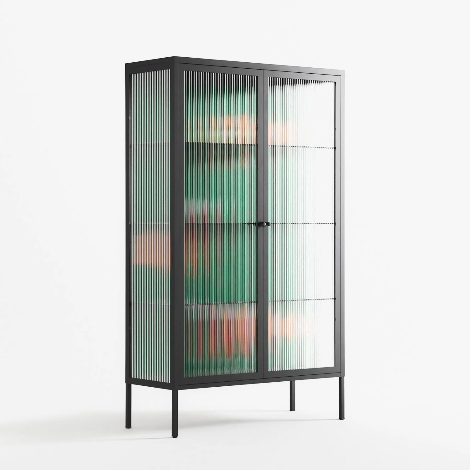 Cheers Girls - Cabinet - Raissa Oltmanns - Antracite - Reeded glass - Image 4