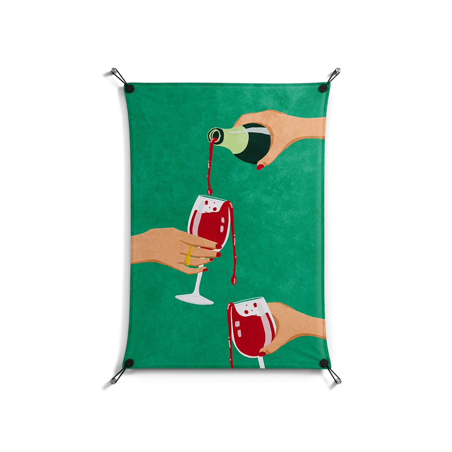 Cheers Girls - Work On Wall - Raissa Oltmanns - Black - 70 x 100 cm