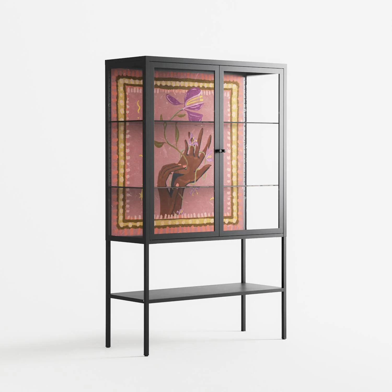 Connect With Nature - Loft Cabinet - Raissa Oltmanns - Antracite - Clear glass - Image 4