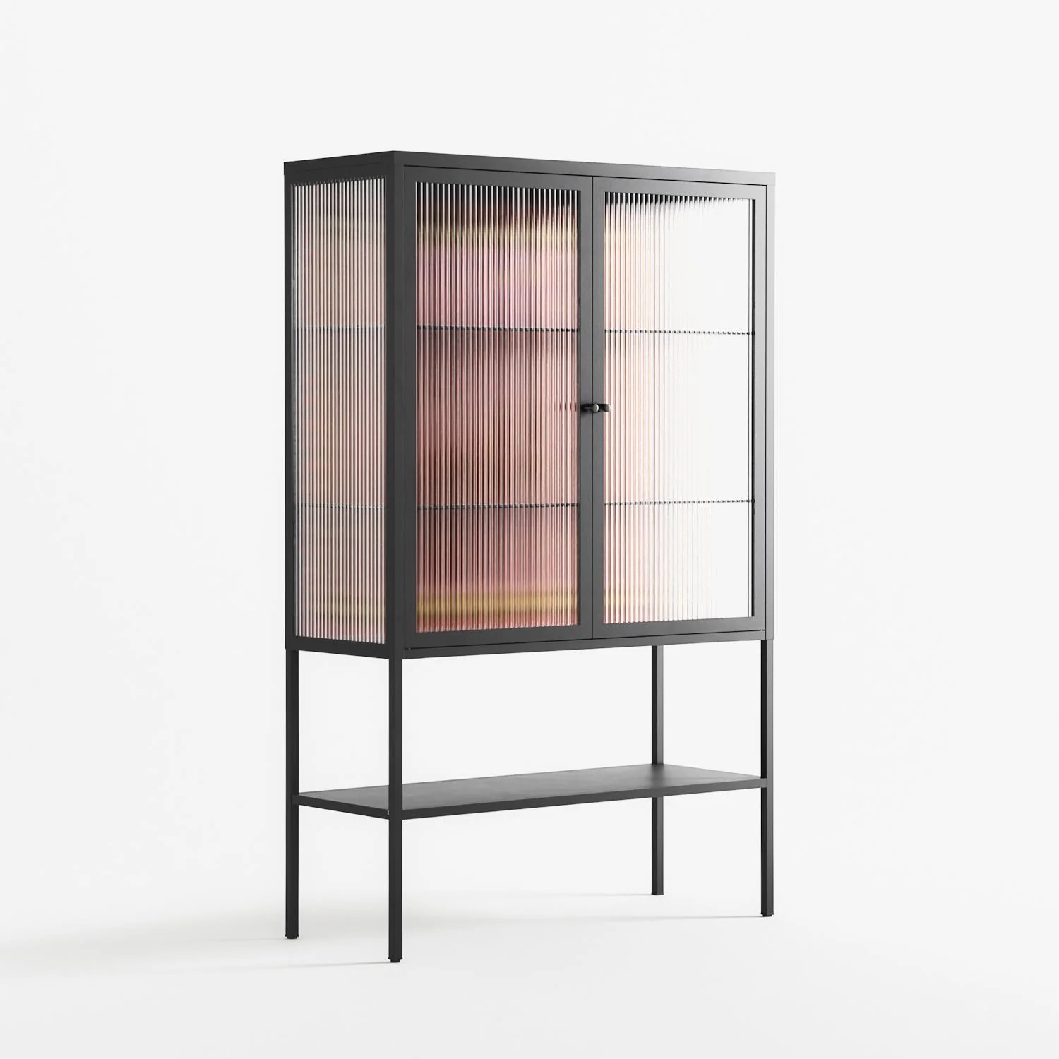 Connect With Nature - Loft Cabinet - Raissa Oltmanns - Antracite - Reeded glass - Image 4