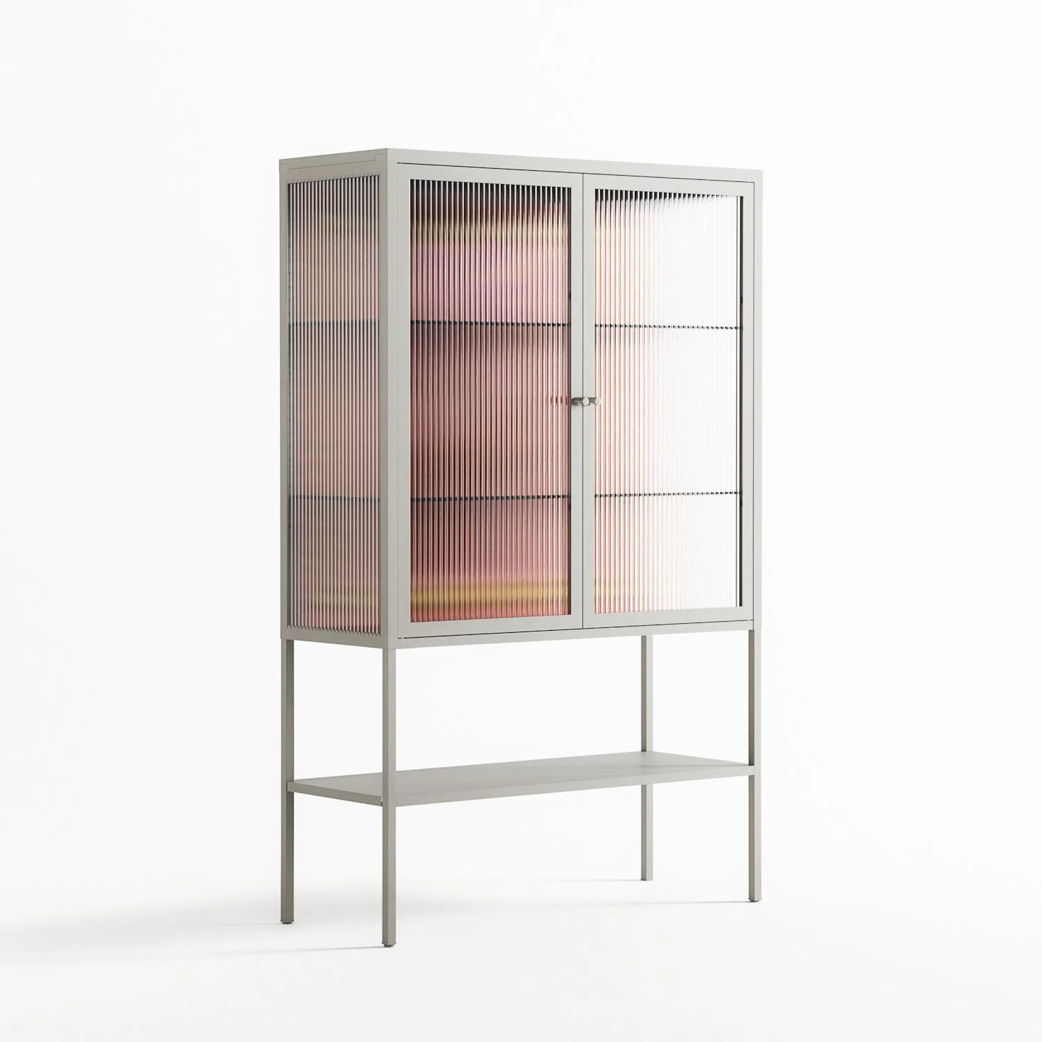 Connect With Nature - Loft Cabinet - Raissa Oltmanns - Chalk - Reeded glass - Image 4