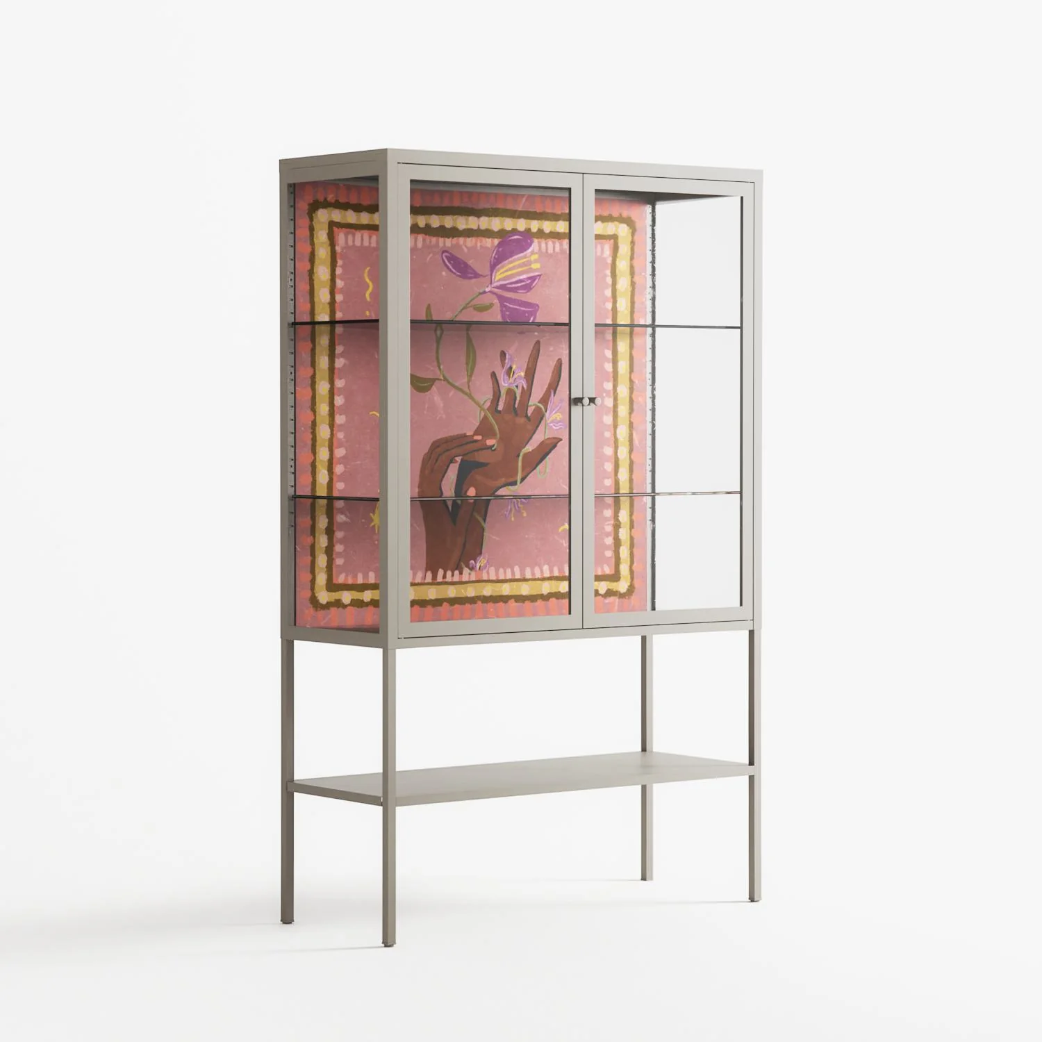 Connect With Nature - Loft Cabinet - Raissa Oltmanns - Pebble - Clear glass - Image 4