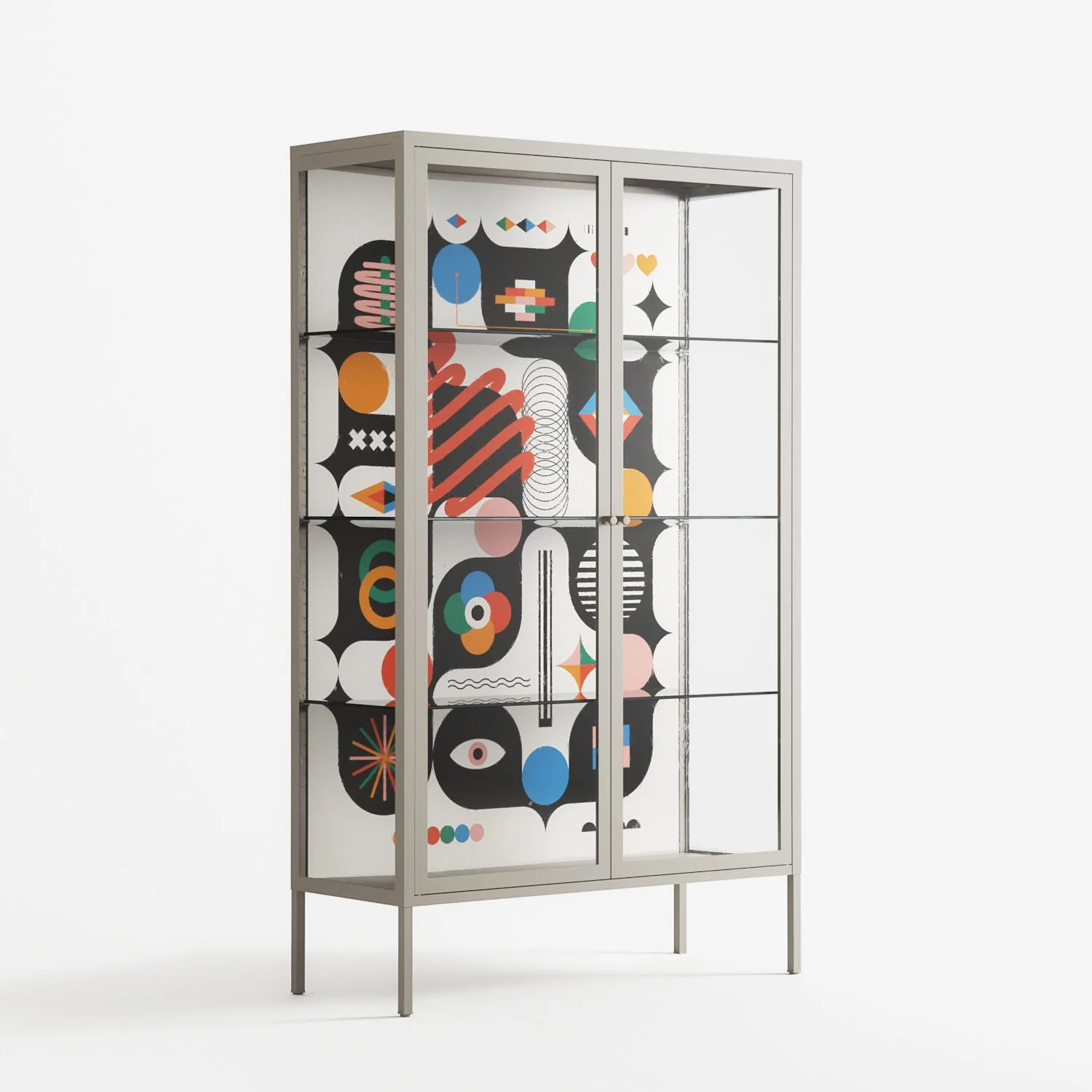 Connections - Cabinet - Vratislav Pecka - Pebble - Clear glass - Image 4