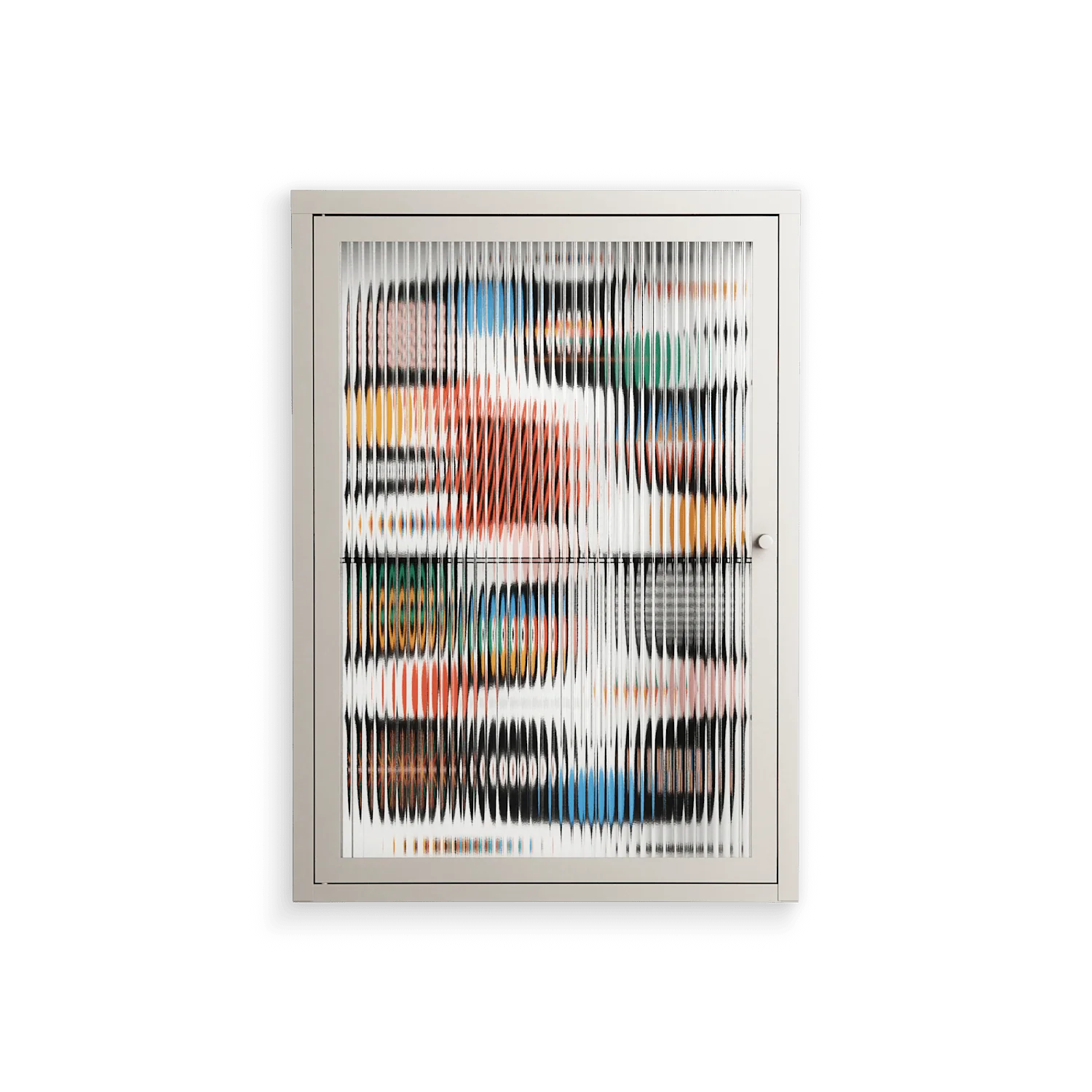 Connections - Wall Cabinet - Vratislav Pecka - Pebble - Reeded glass