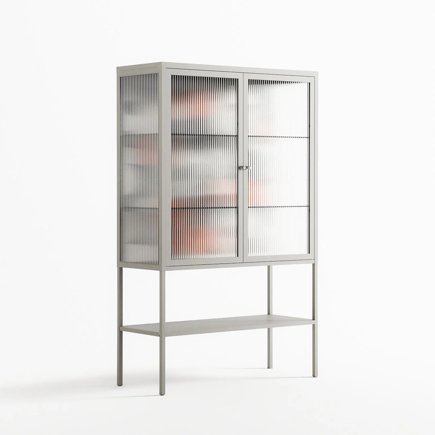 Conserto - Loft Cabinet - Vratislav Pecka - Chalk - Reeded glass - Image 4