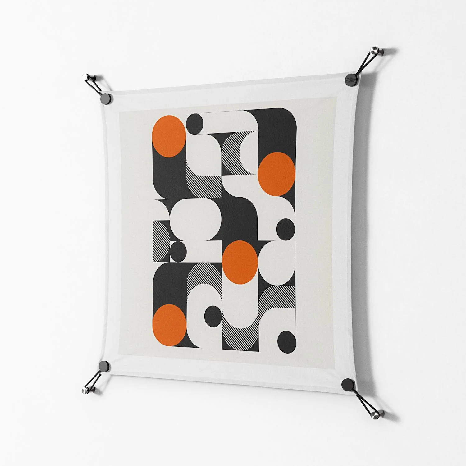 Conserto - Work On Wall - Vratislav Pecka - Black - 70 x 70 cm - Image 2