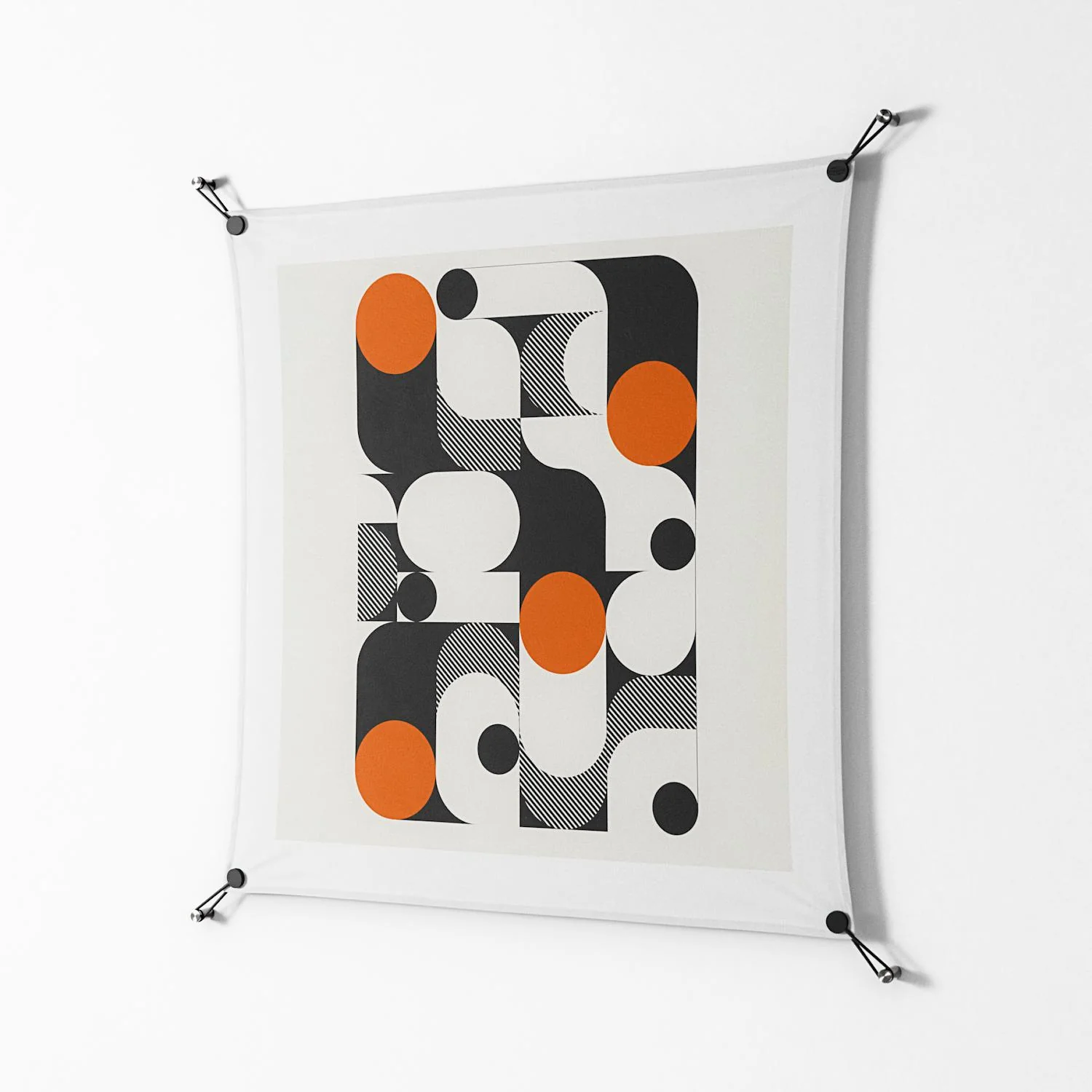 Conserto - Work On Wall - Vratislav Pecka - Black - 90 x 90 cm - Image 2