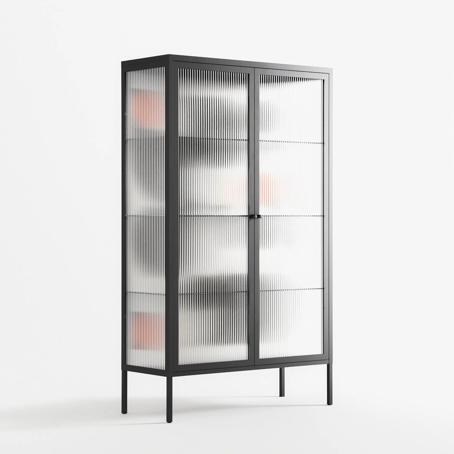 Conserto2 - Cabinet - Vratislav Pecka - Antracite - Reeded glass - Image 4