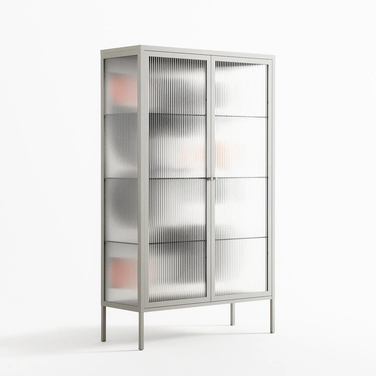 Conserto2 - Cabinet - Vratislav Pecka - Chalk - Reeded glass - Image 4