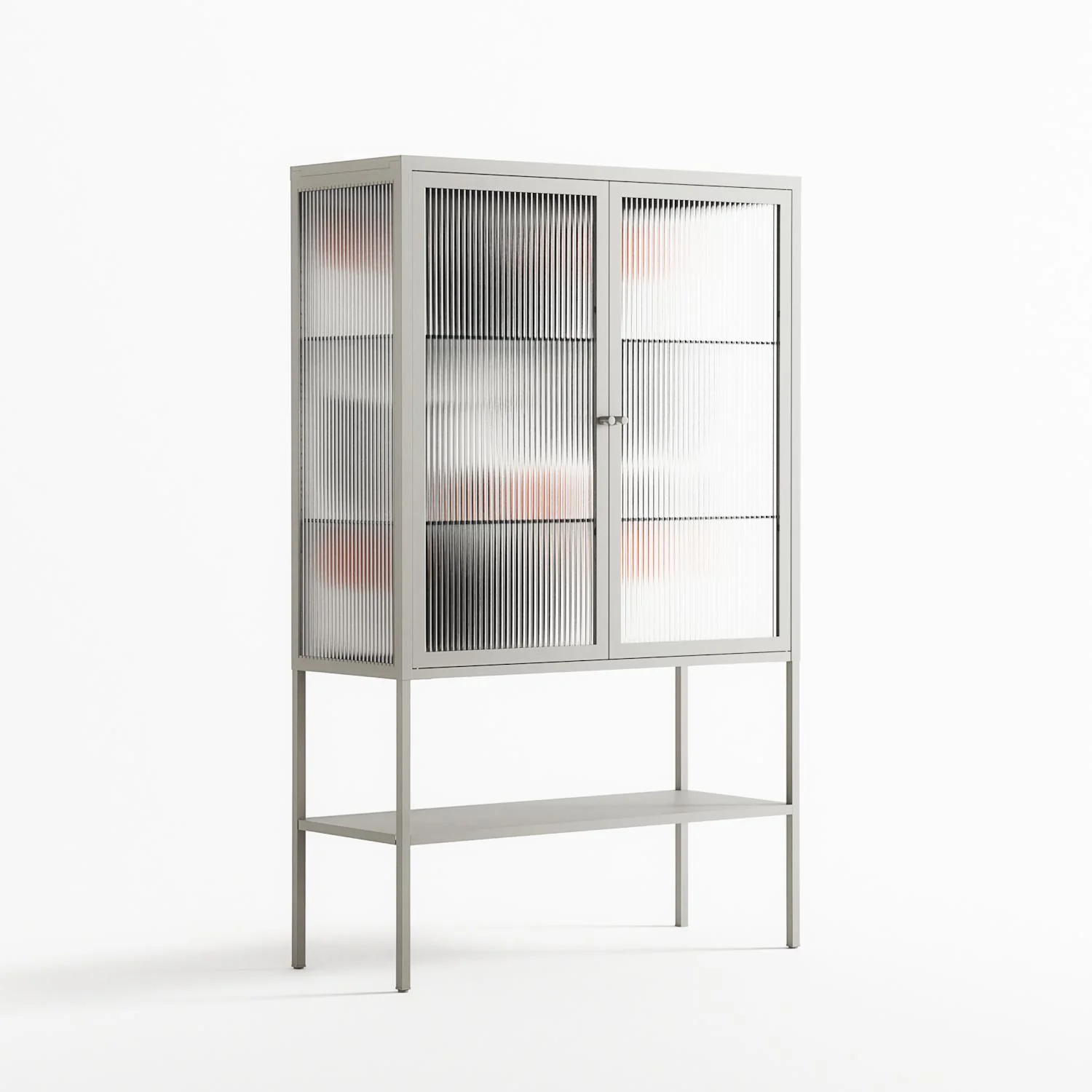 Conserto2 - Loft Cabinet - Vratislav Pecka - Chalk - Reeded glass - Image 4
