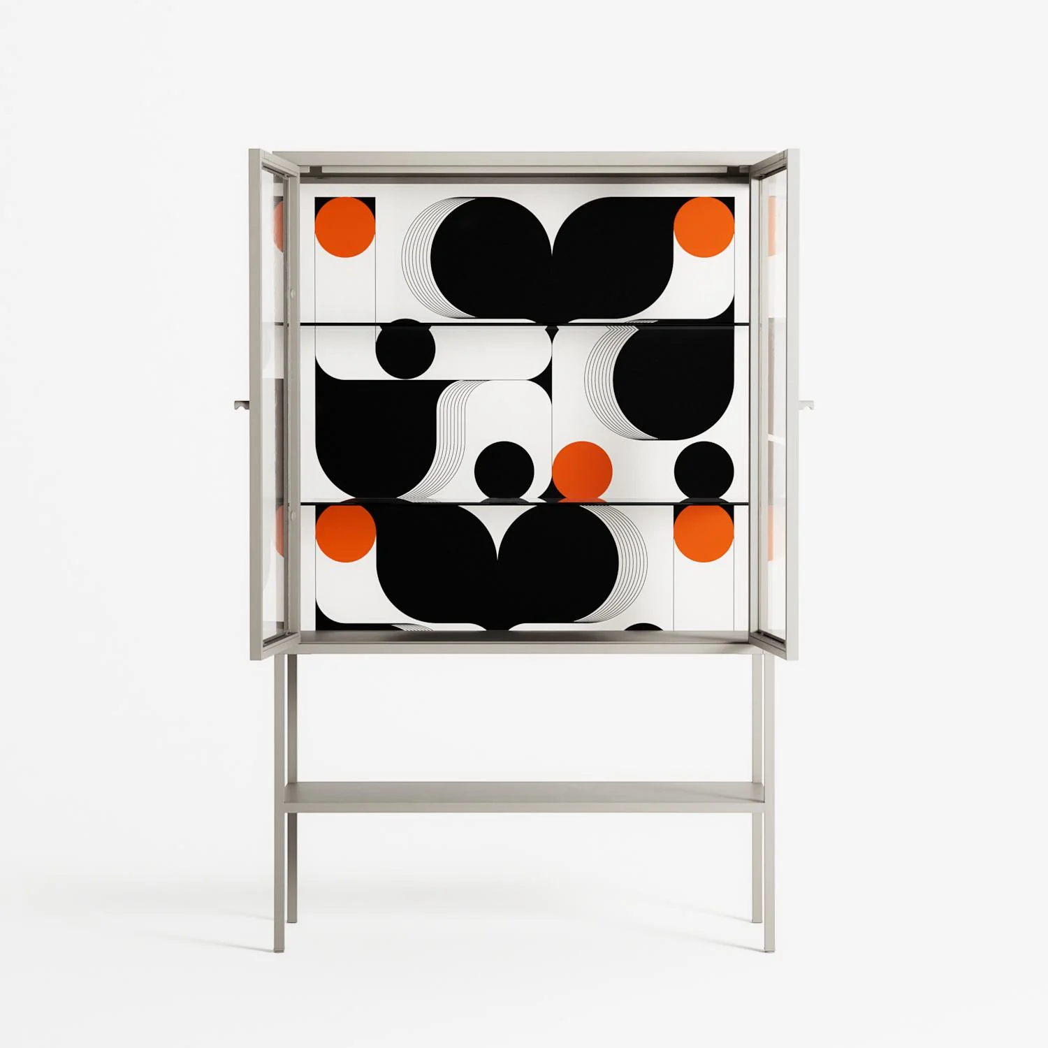 Conserto2 - Loft Cabinet - Vratislav Pecka - Pebble - Clear glass - Image 3