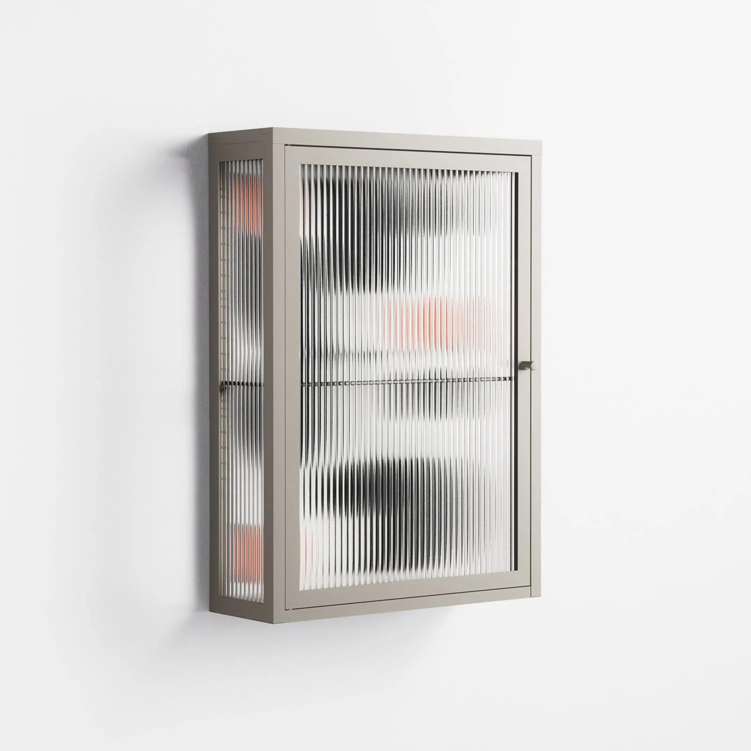 Conserto2 - Wall Cabinet - Vratislav Pecka - Pebble - Reeded glass - Image 4