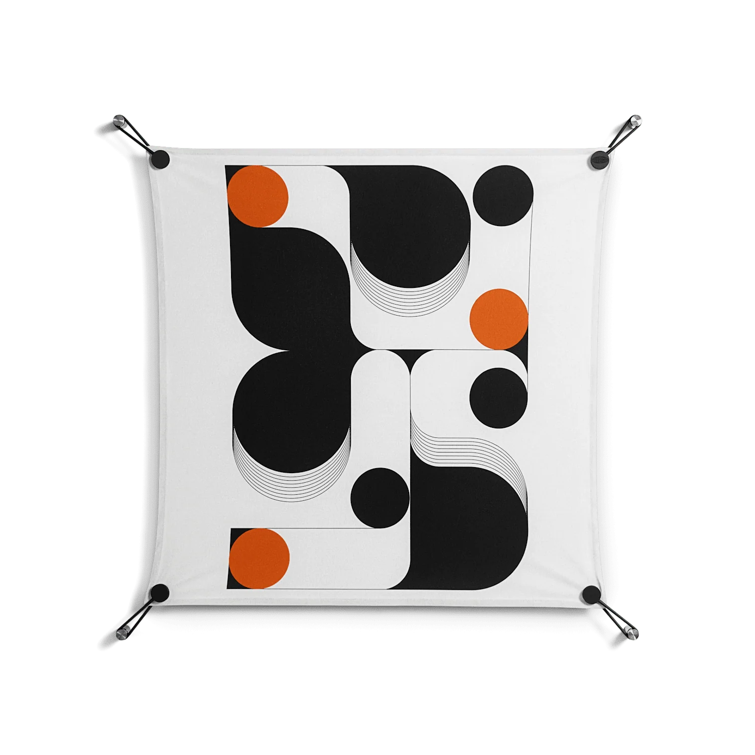 Conserto2 - Work On Wall - Vratislav Pecka - Black - 70 x 70 cm