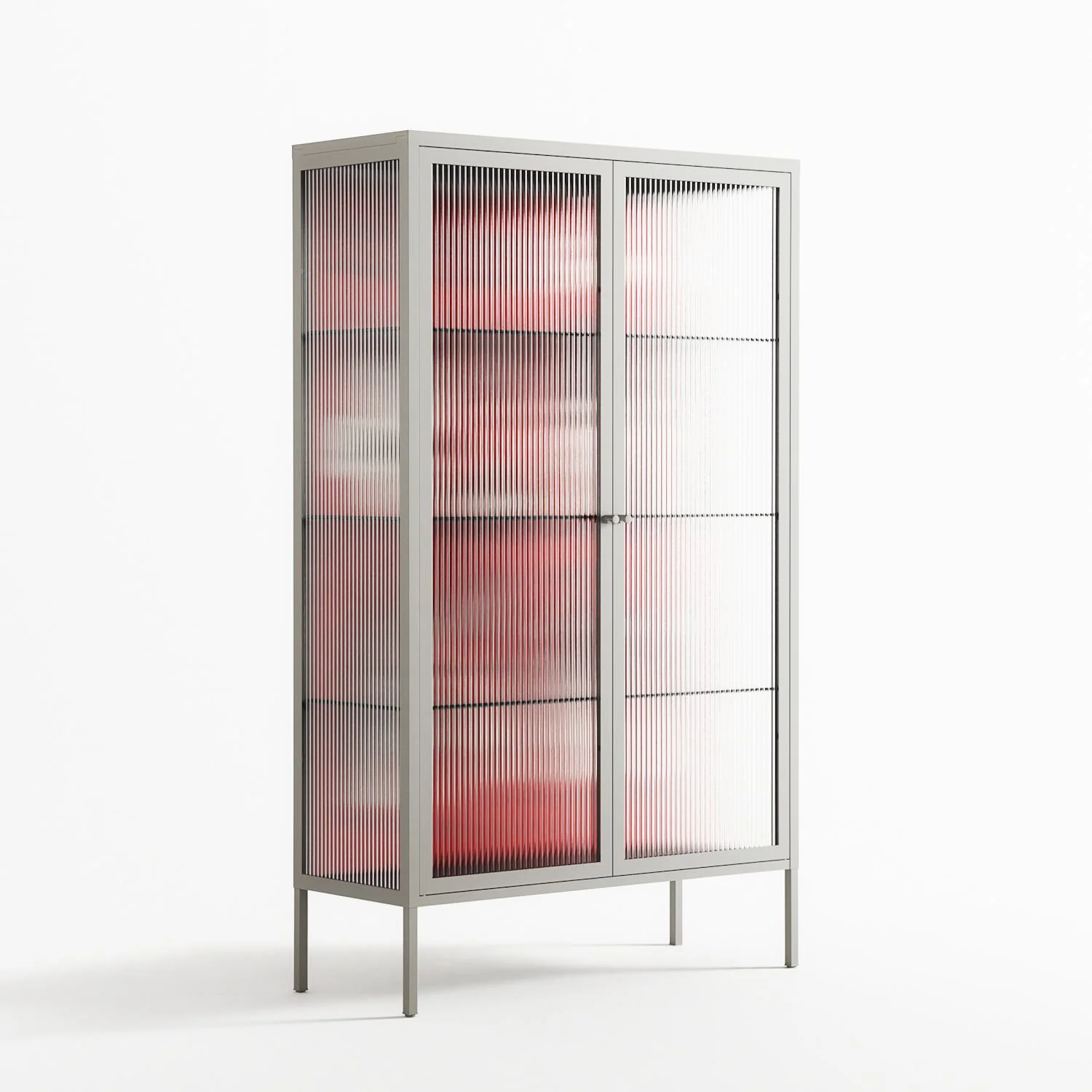 Cool Cool Salon Red - Cabinet - Aley Wild - Chalk - Reeded glass - Image 4