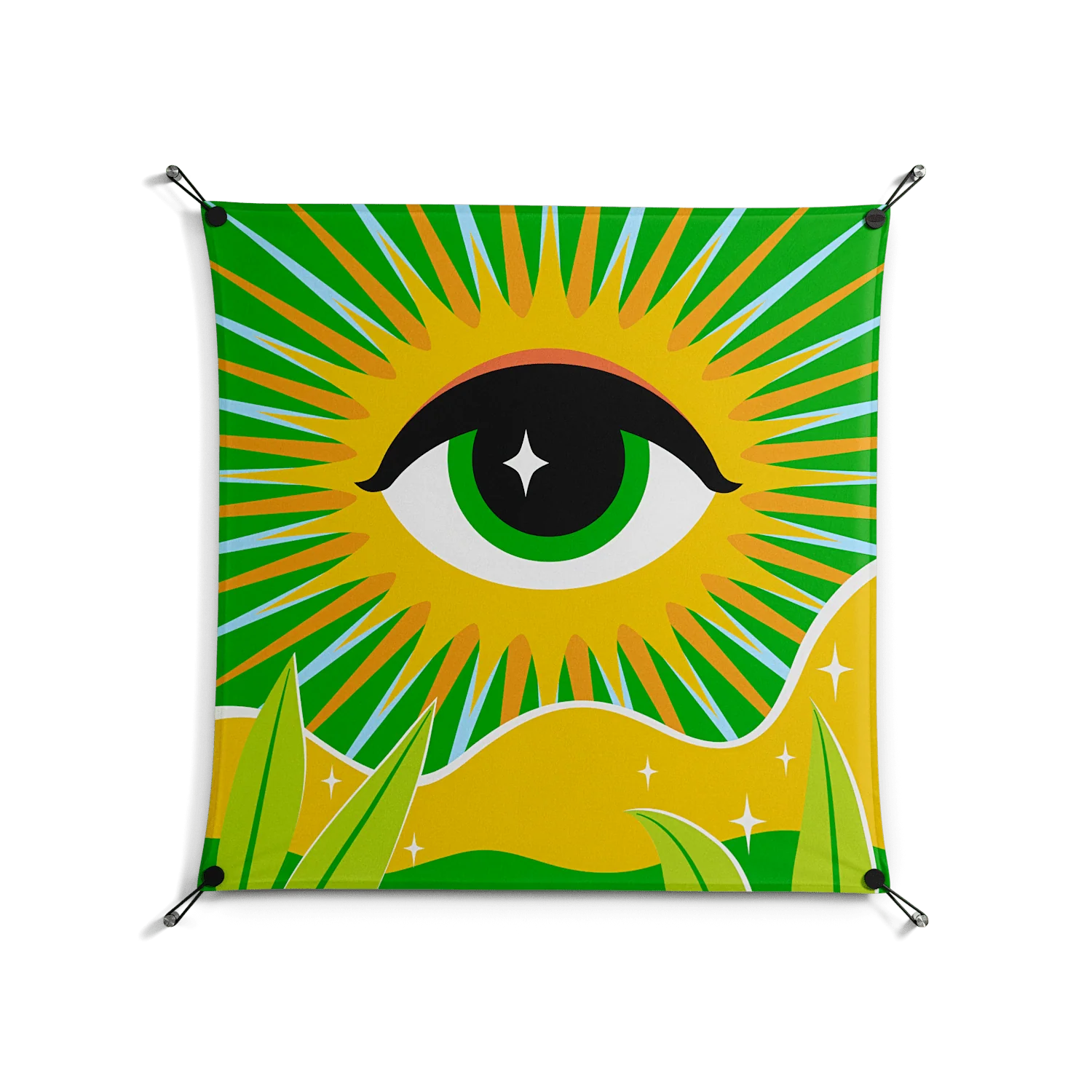 Curiosity - Work On Wall - Heather Zhou - Black - 90 x 90 cm