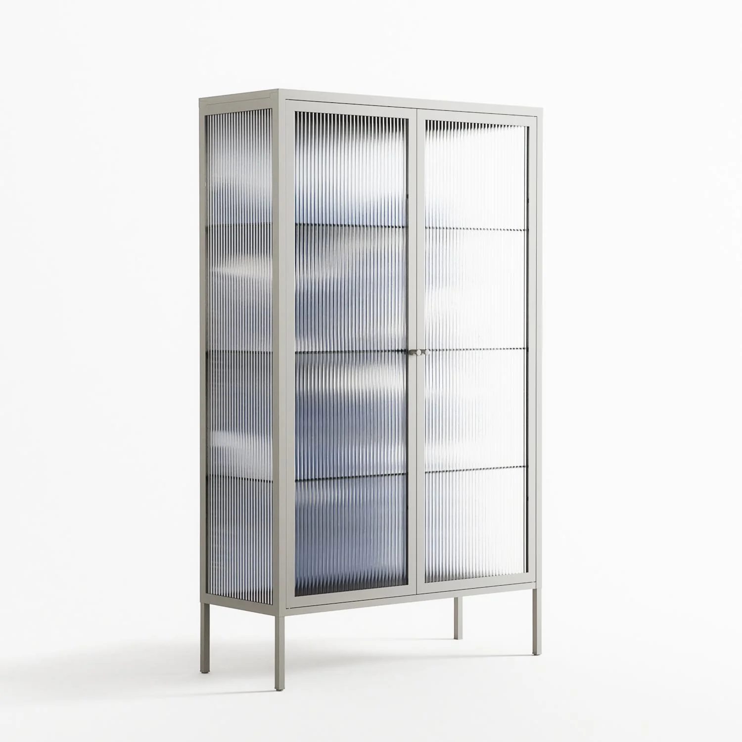 Dalgalar - Cabinet - Nur Rydberg - Chalk - Reeded glass - Image 4