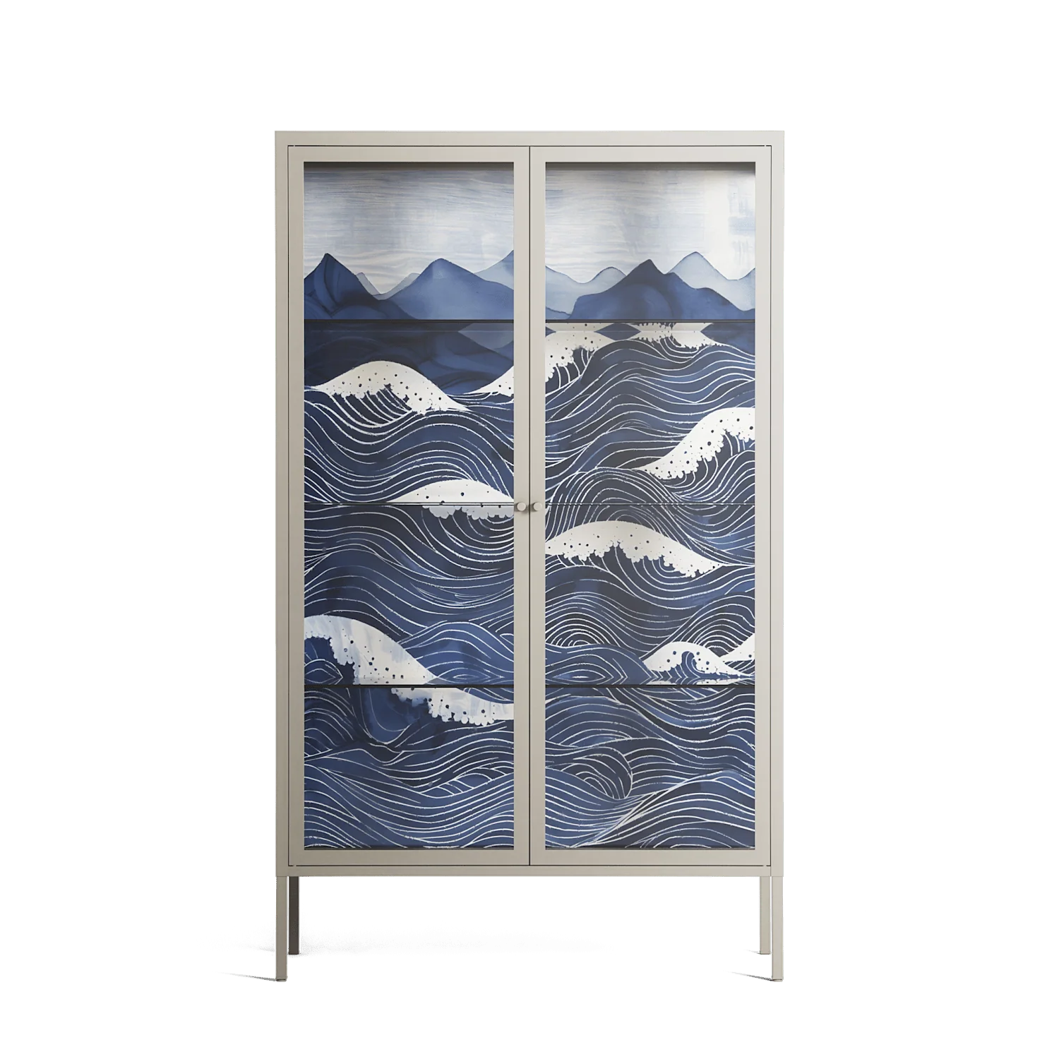 Dalgalar - Cabinet - Nur Rydberg - Pebble - Clear glass