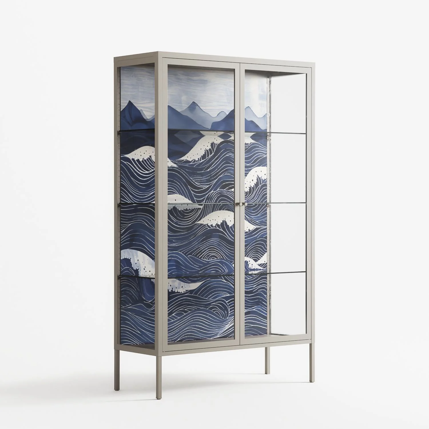 Dalgalar - Cabinet - Nur Rydberg - Pebble - Clear glass - Image 4