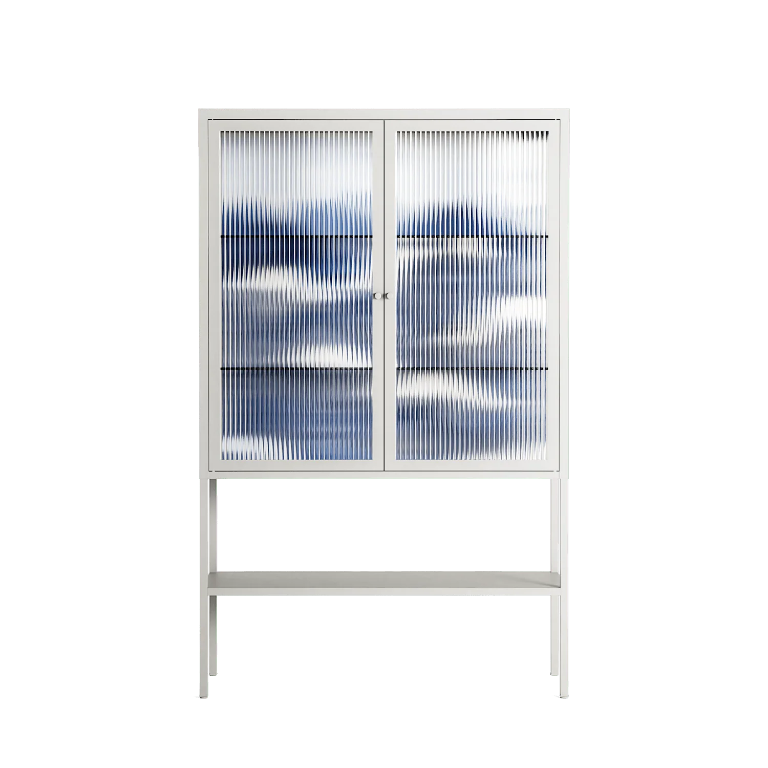 Dalgalar - Loft Cabinet - Nur Rydberg - Chalk - Reeded glass