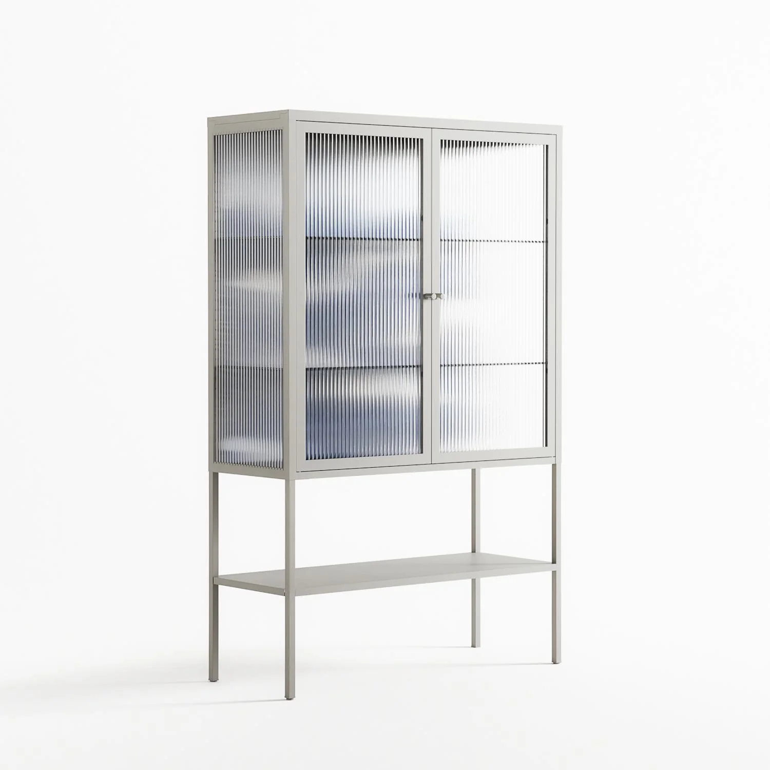 Dalgalar - Loft Cabinet - Nur Rydberg - Chalk - Reeded glass - Image 4