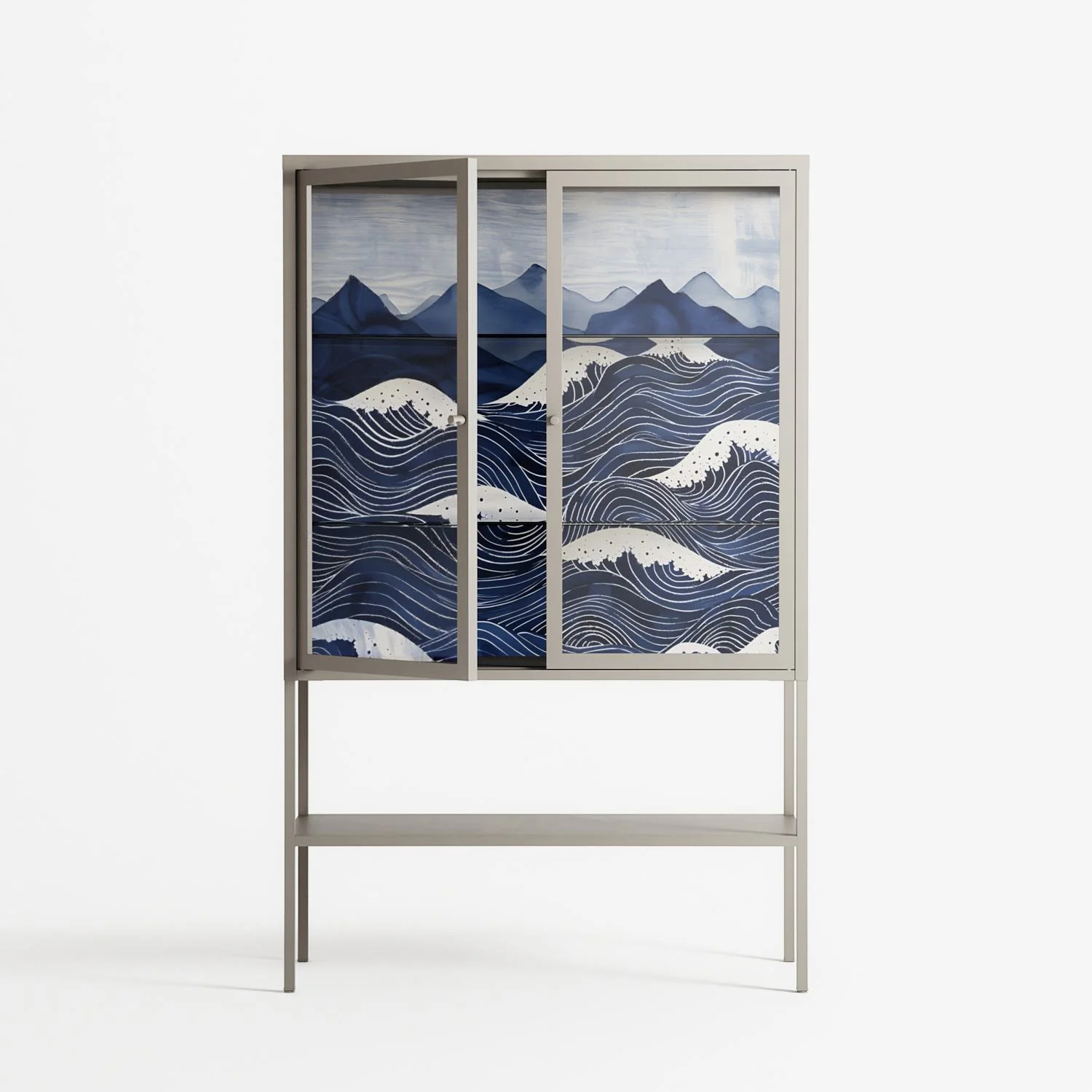 Dalgalar - Loft Cabinet - Nur Rydberg - Pebble - Clear glass - Image 2