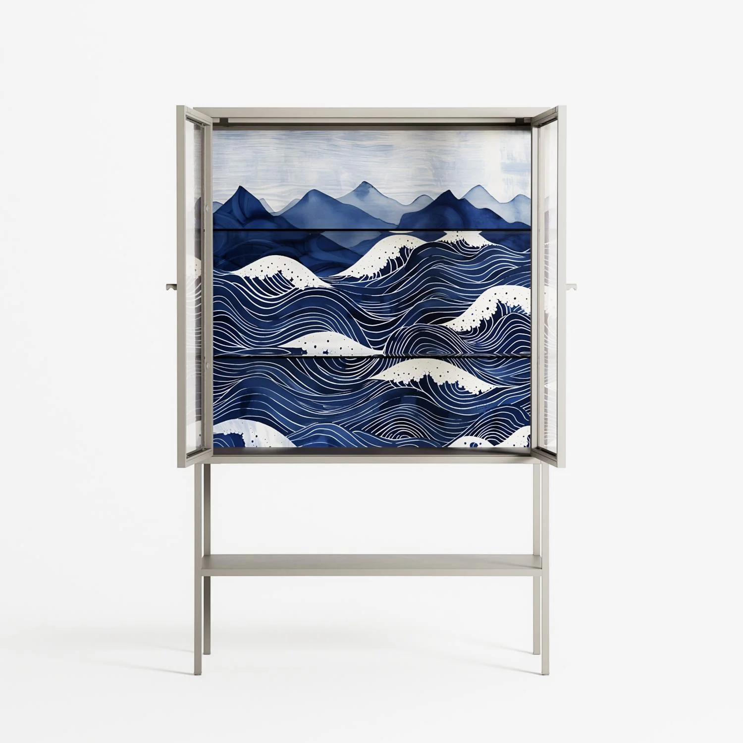 Dalgalar - Loft Cabinet - Nur Rydberg - Pebble - Clear glass - Image 3